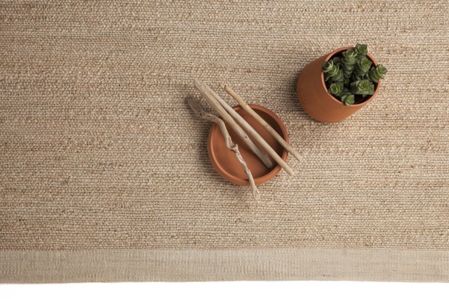Herb Tapis marron 250x350cm Nanimarquina