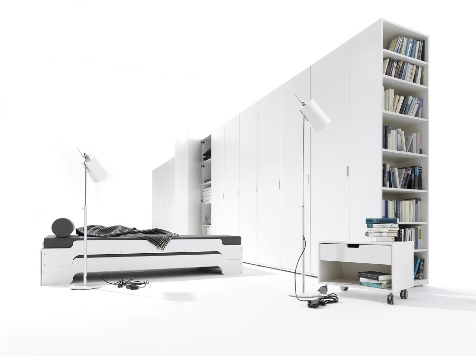 Modular Table de chevet Müller Möbelwerkstätten