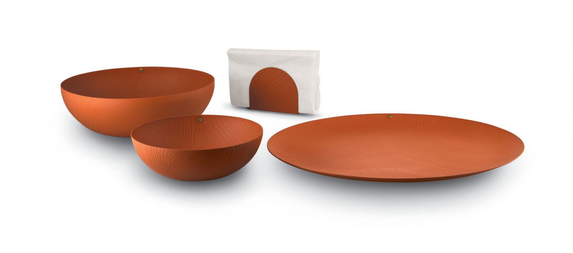 PU07 Veneer Plateau Acier revêtu de résine époxy Alessi