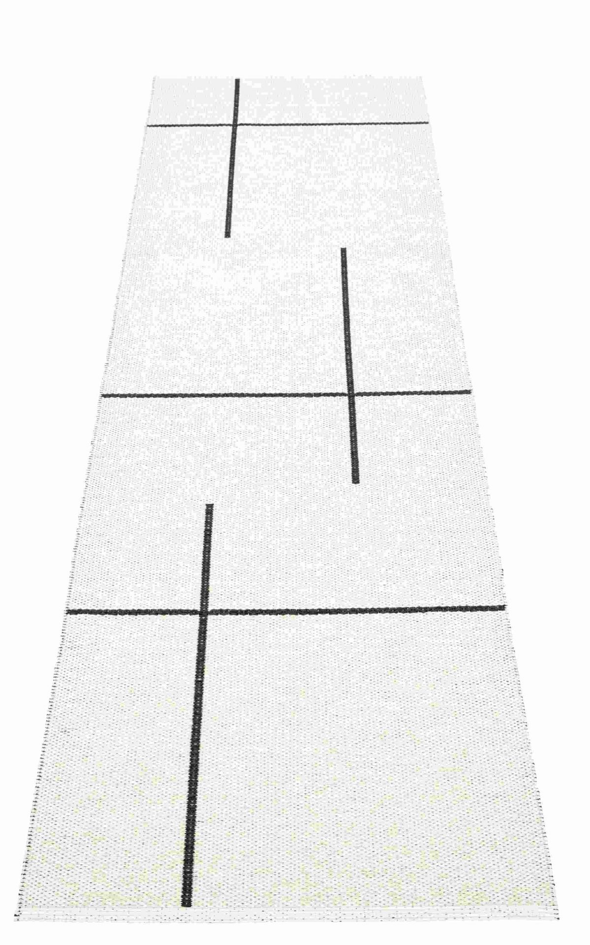 Fred Tapis synthétique 70 x 270 cm Pappelina Noir