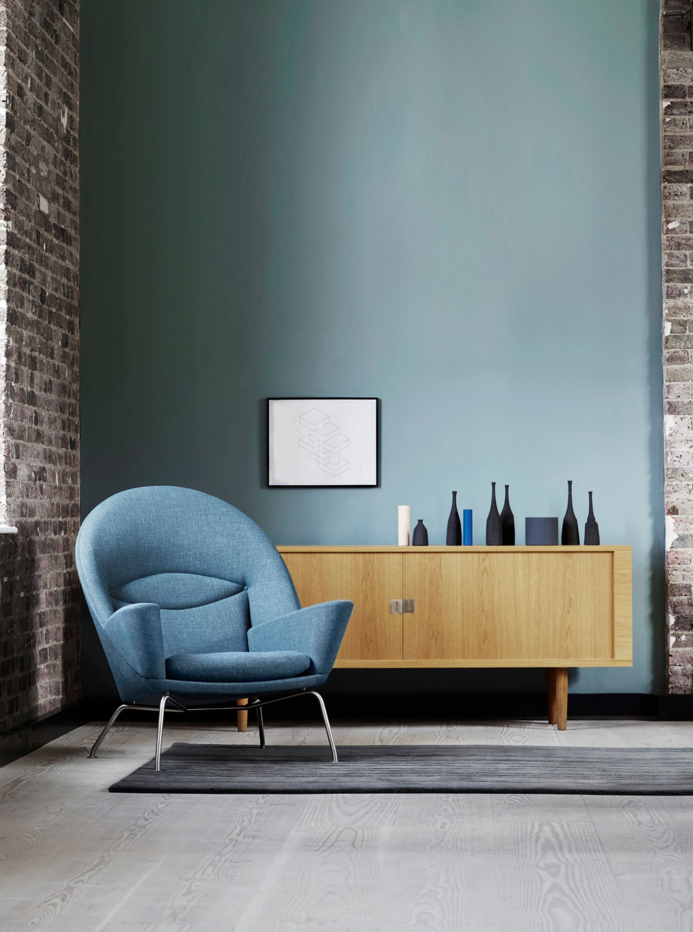 CH825 Credenza Sideboard Carl Hansen & Søn Farbe eiche geölt Gestell massives Holz