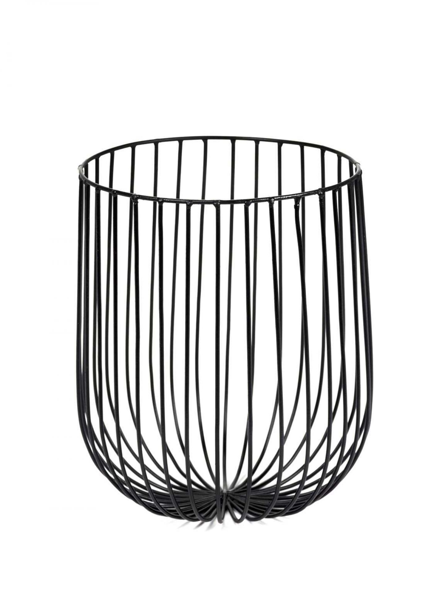 Catu Panier Noir Serax ⌀20 x H 25 cm OFFRE SPECIALE