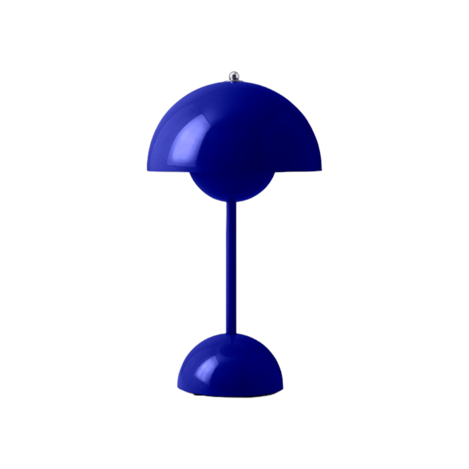 Flowerpot VP9 Portable Lampe à batterie / Lampe de table avec USB Bleu cobalt AndTradition OFFRE SPECIALE