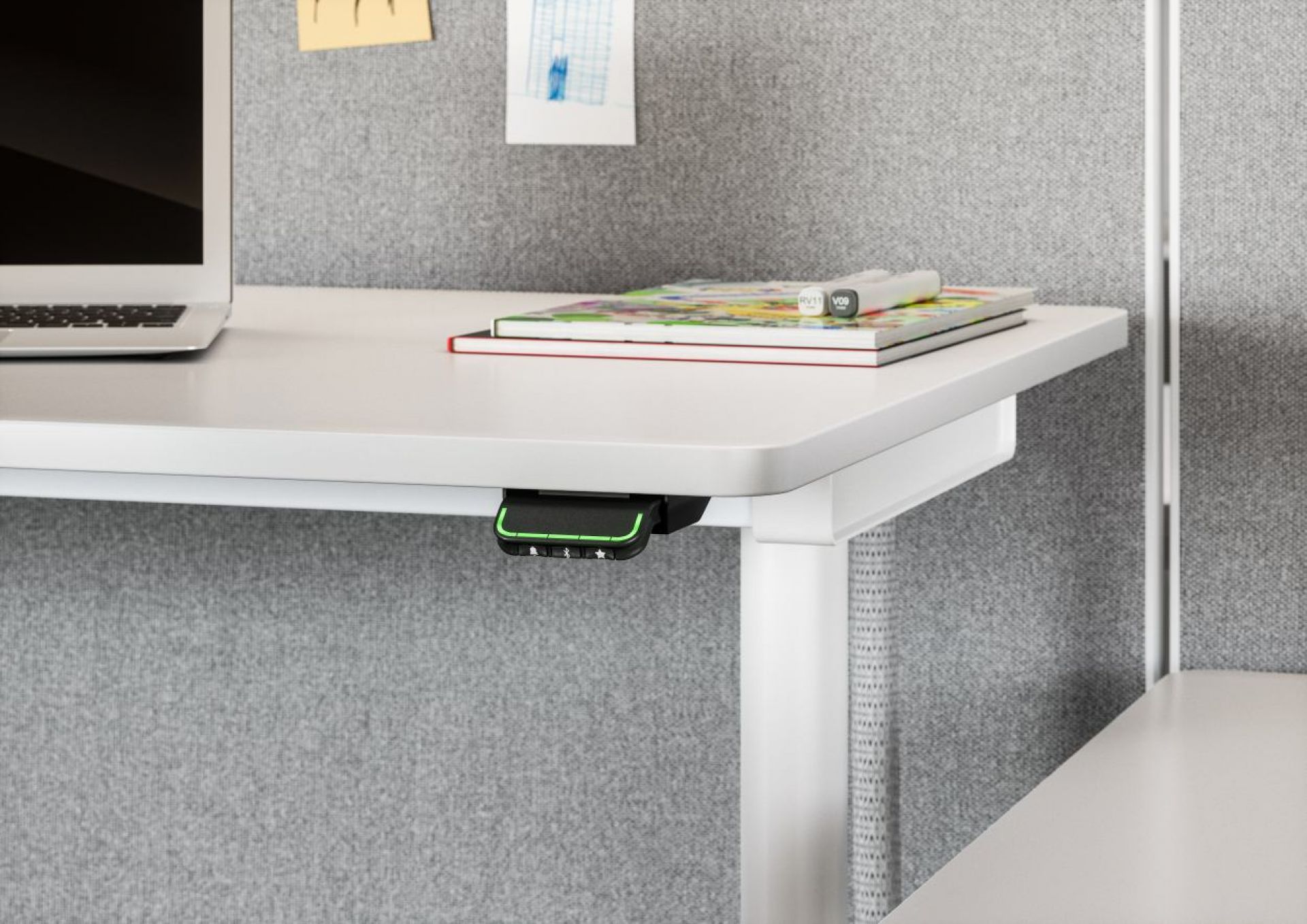 Tyde 2 Table assise et debout 160 cm Vitra