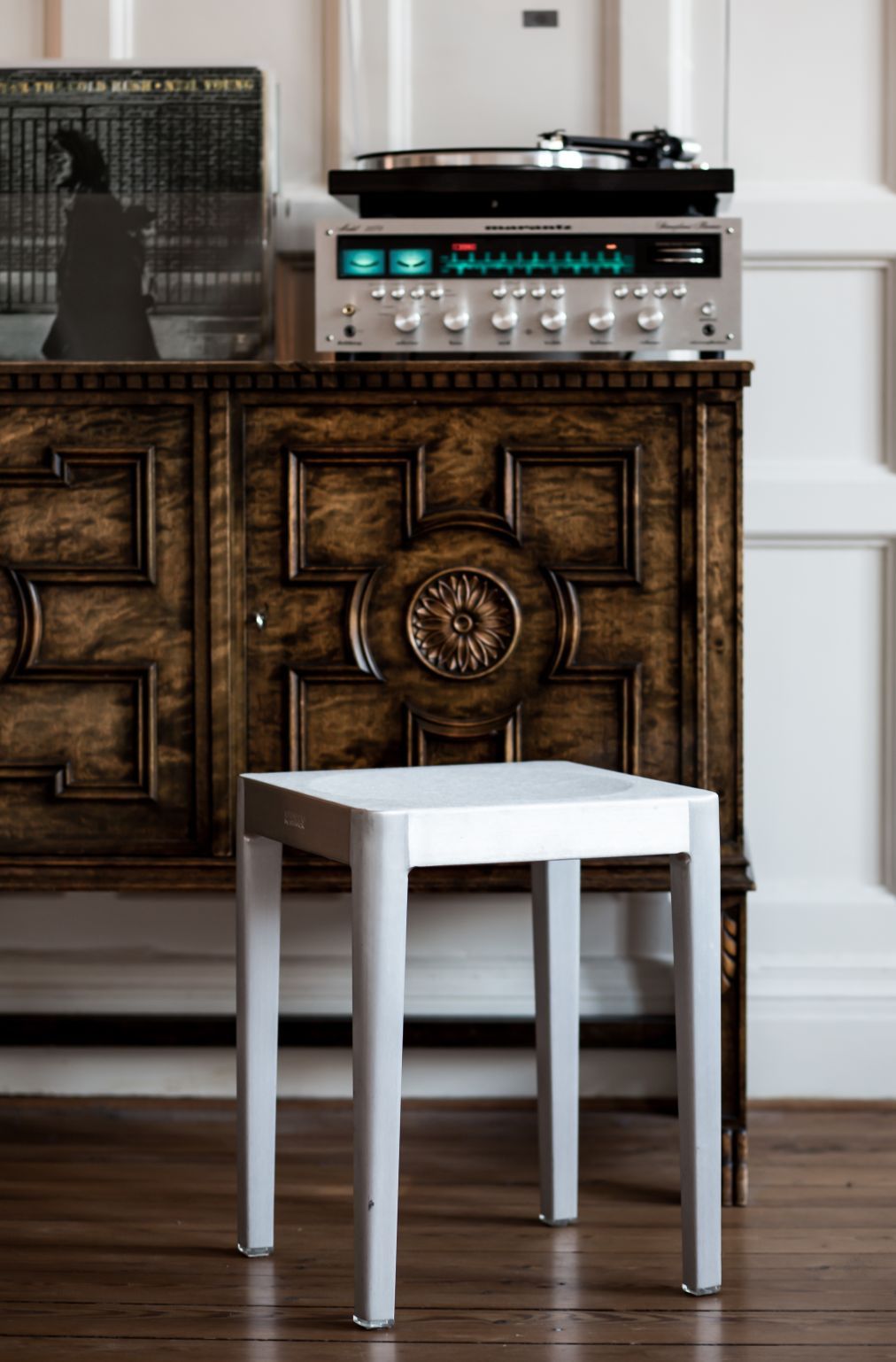 Emeco Stool Tabouret Aluminium brossé Emeco