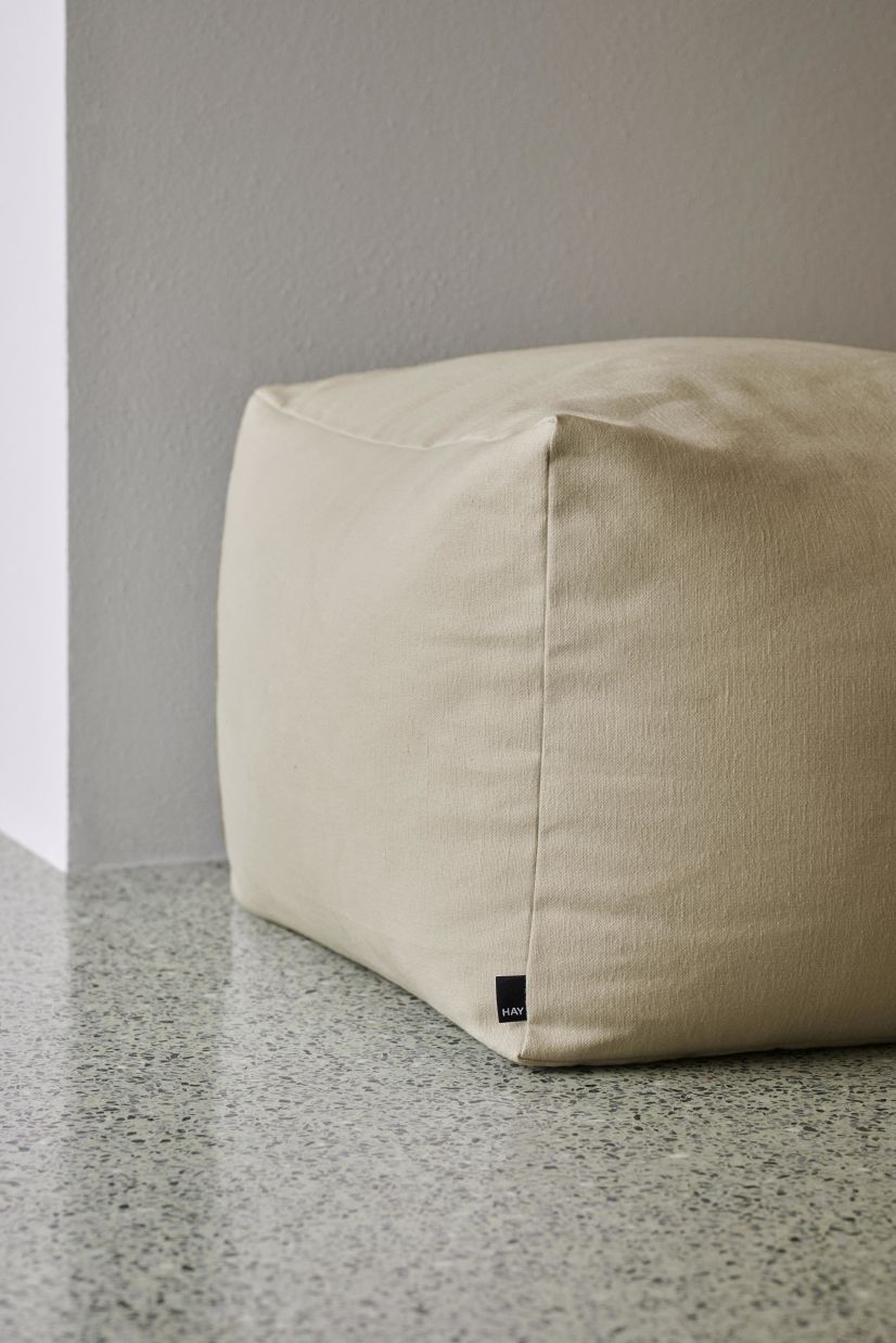 Pouf Planar Tabouret Hay Gris clair