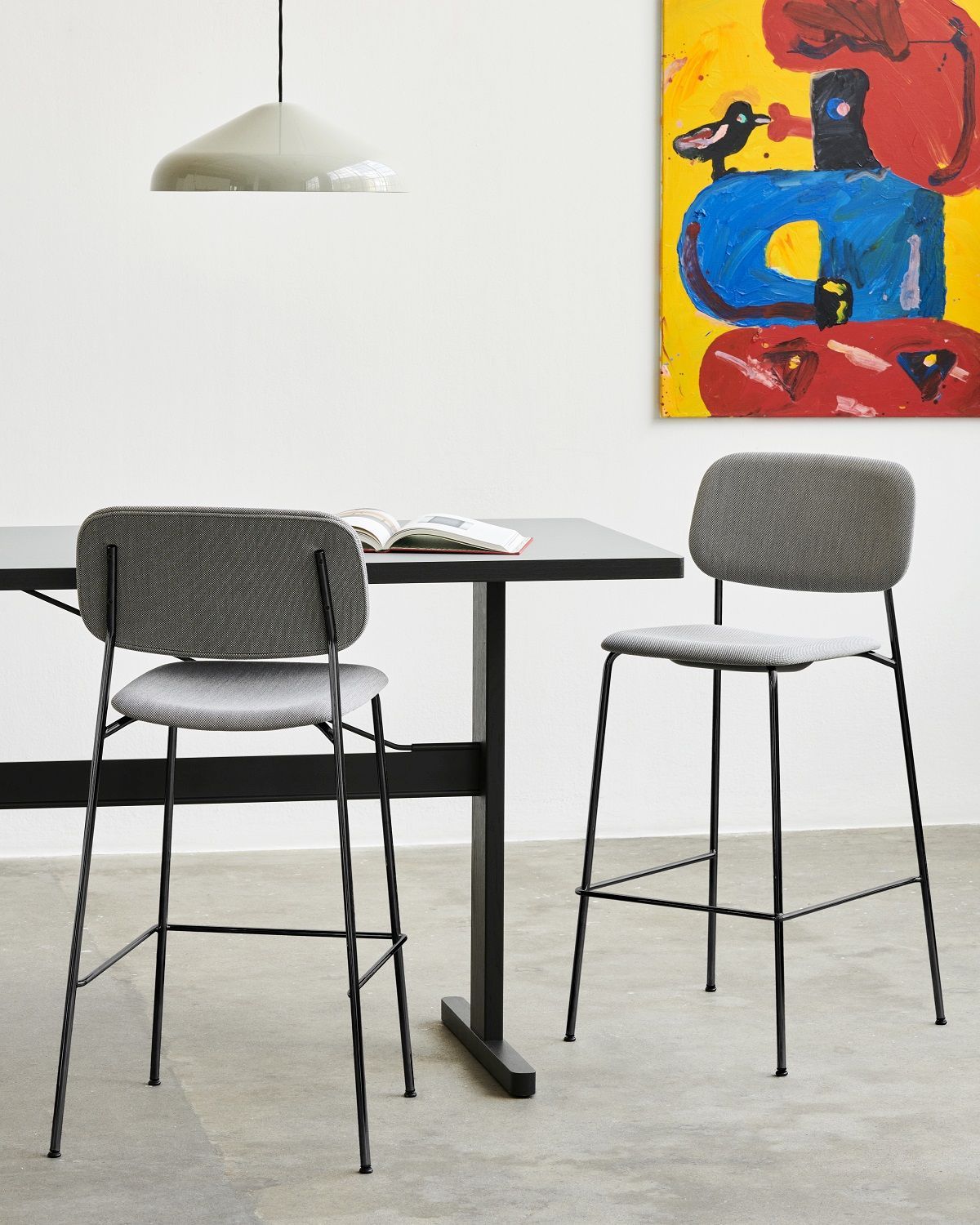 Soft Edge 90 Bar Stool Low / High Tabouret de bar Hay