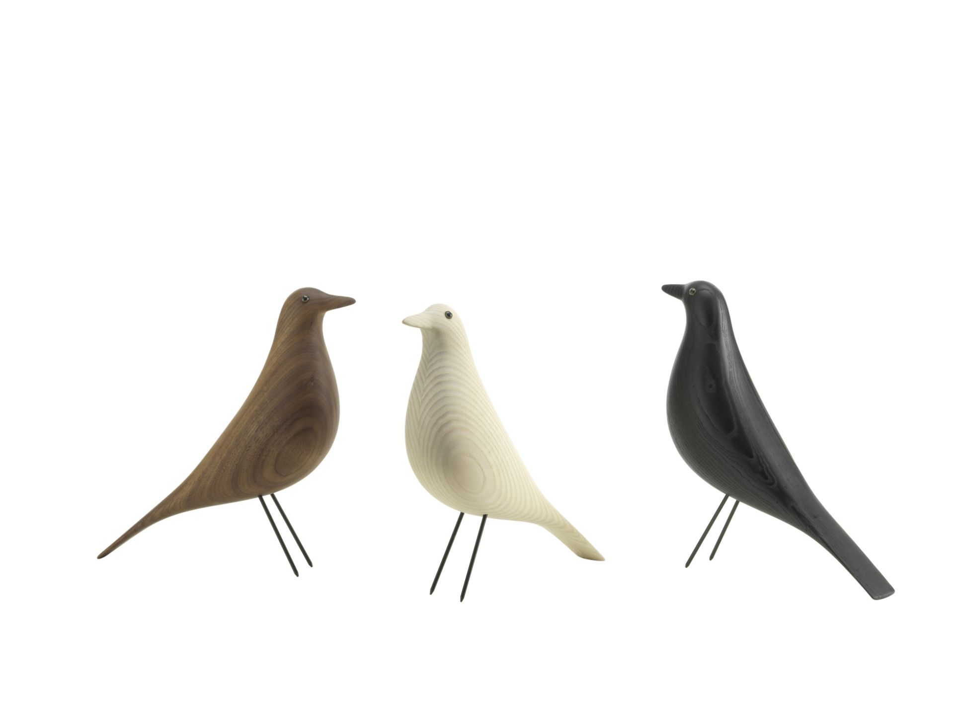 Eames House Bird sculpture frêne noir Vitra NOUVELLE VERSION