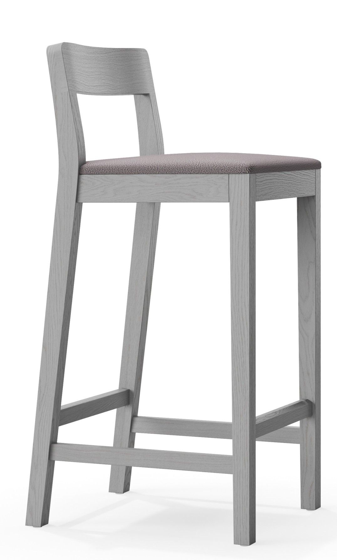 Sit tabouret de bar en bois avec coussin d'assise Zeitraum