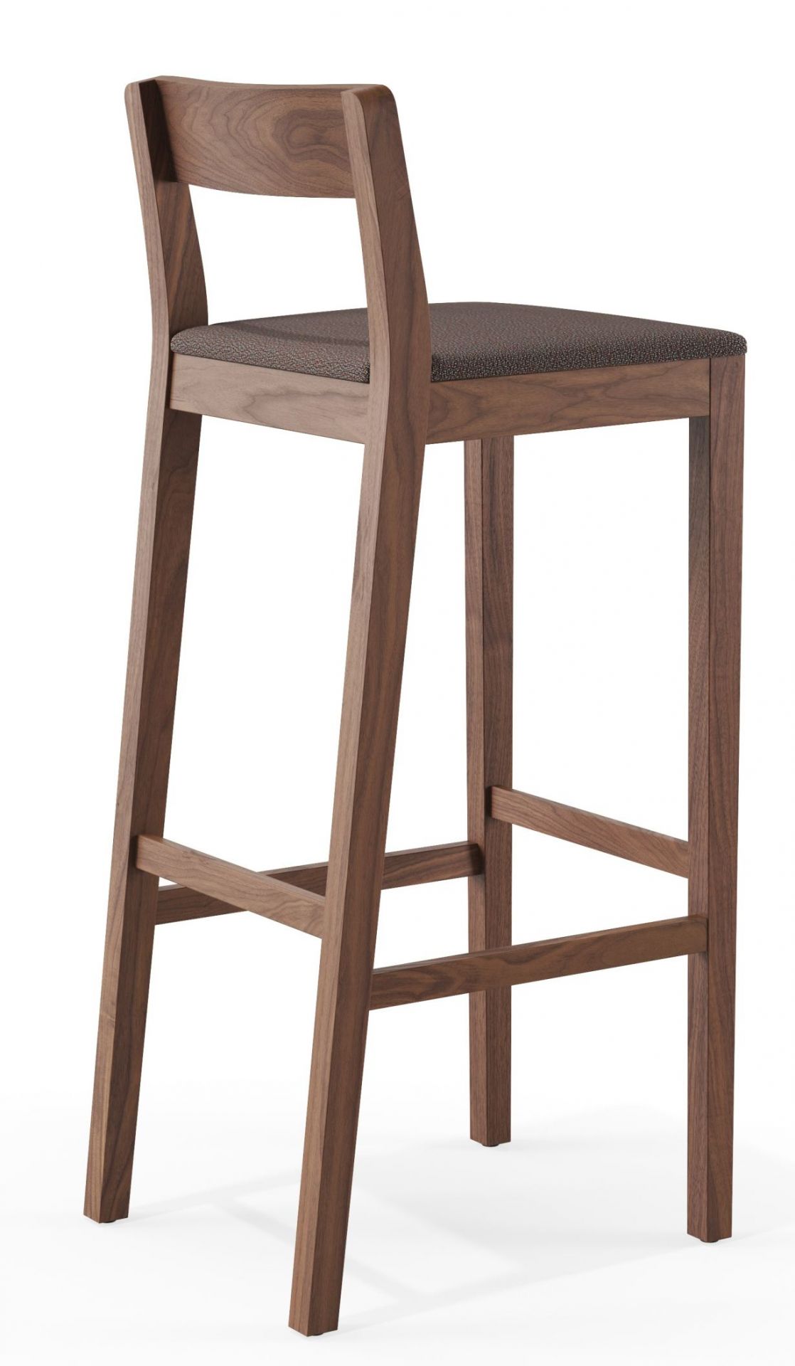Sit tabouret de bar en bois avec coussin d'assise Zeitraum