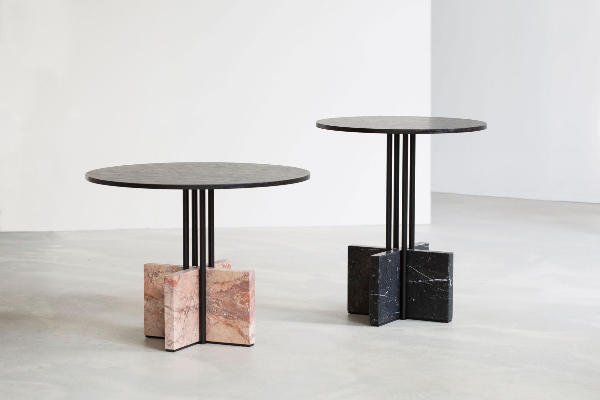 Gravity Table Table d'appoint Faible Nero Marquina Favius