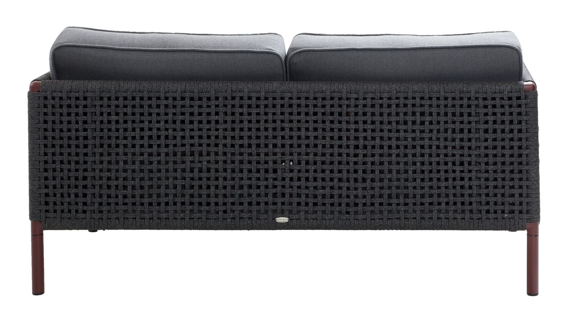 Encore Canapé 2 places Bordeaux avec coussin AirTouch Cane Line