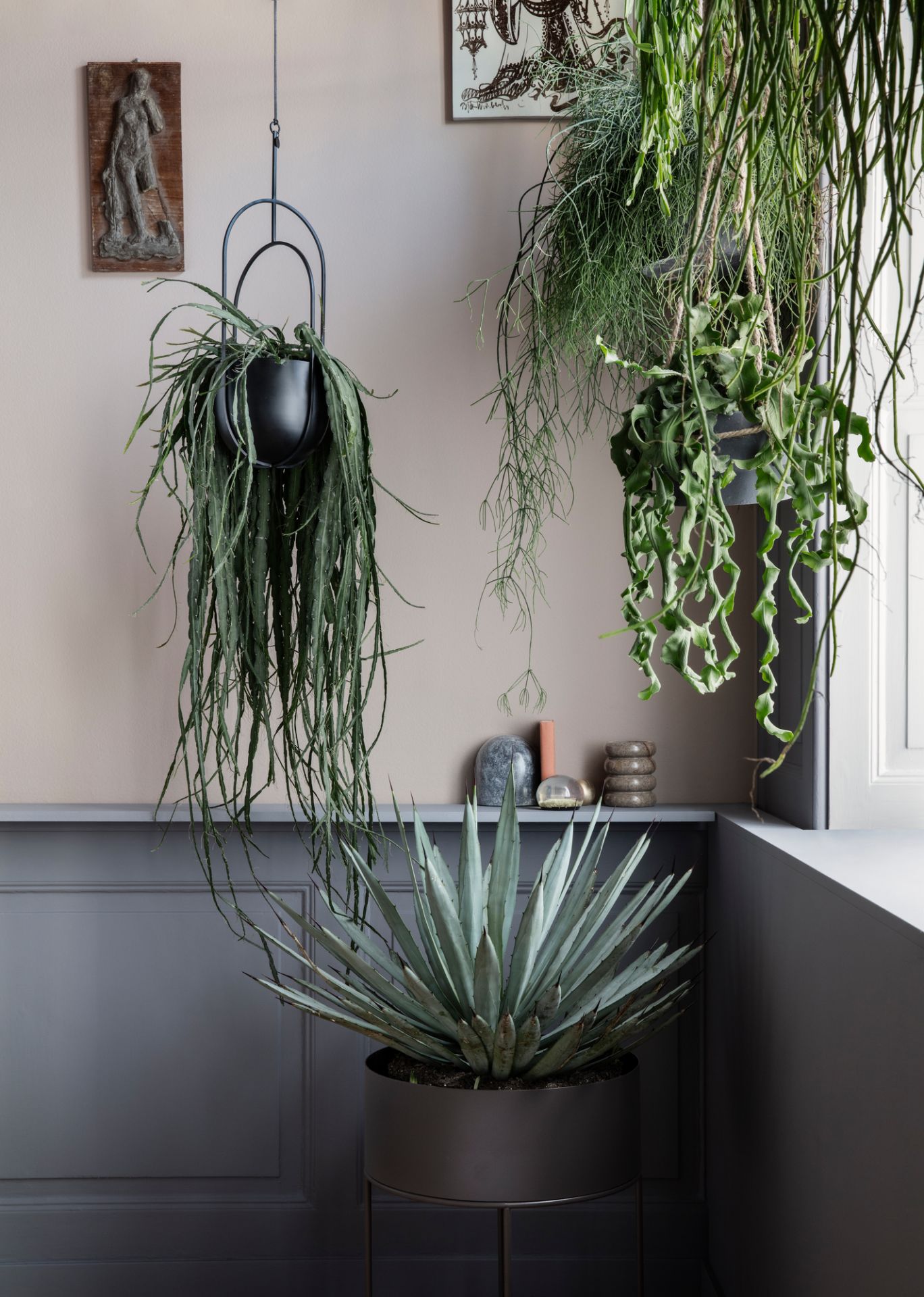 Hanging Deco Pot Pot de fleurs noir Ferm Living OFFRE SPECIALE