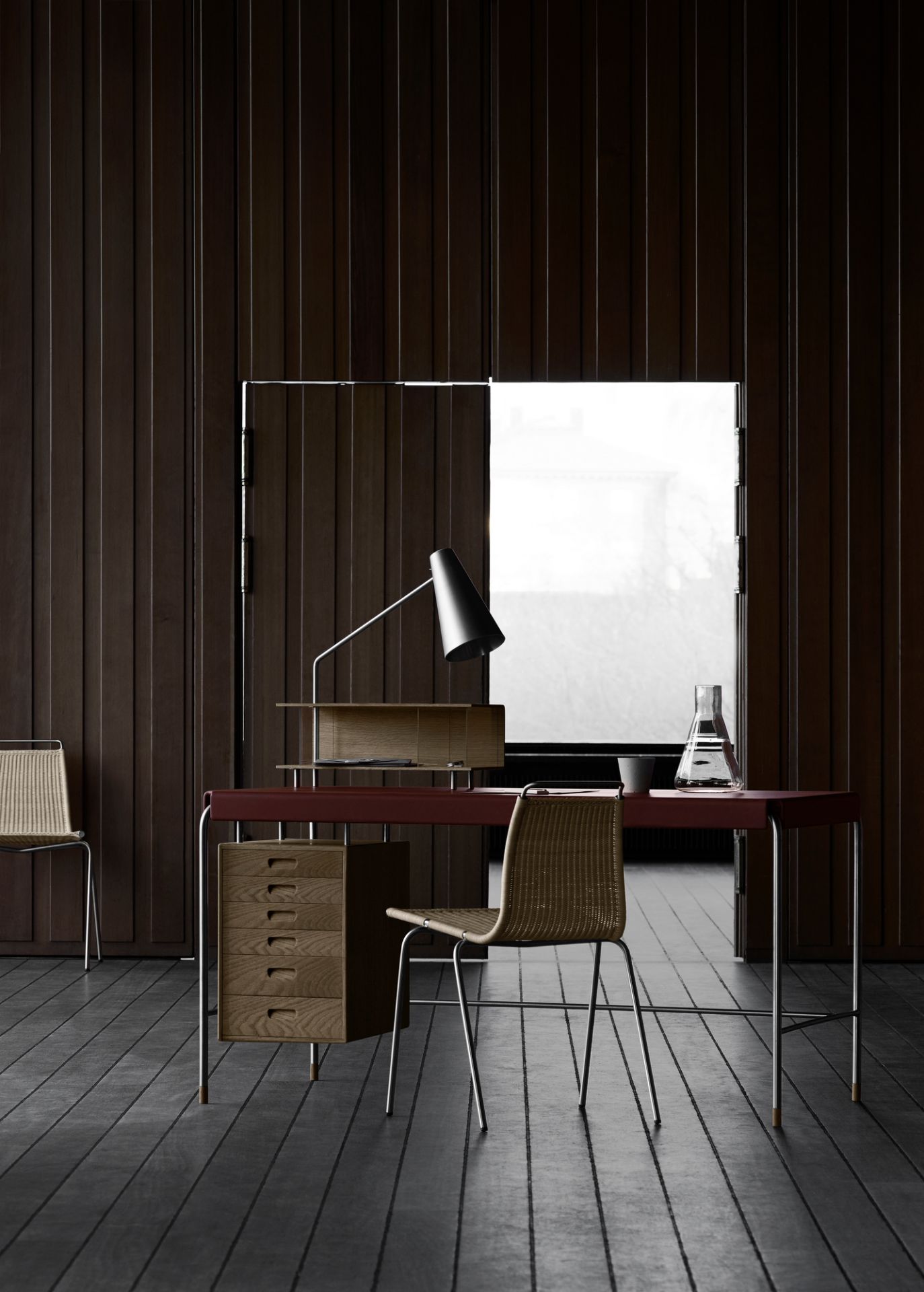 Society Table table de travail noyer Carl Hansen & Søn