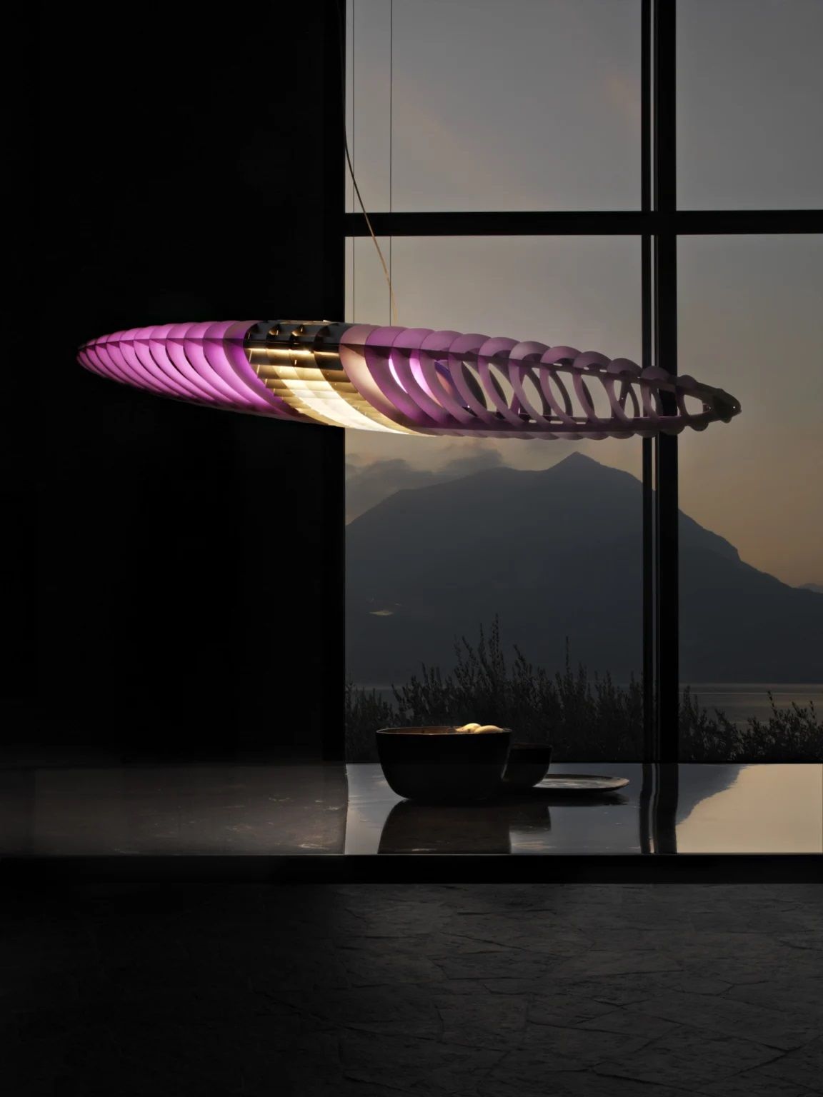 D17 Titania Lampe à suspendre, train inclus Luceplan