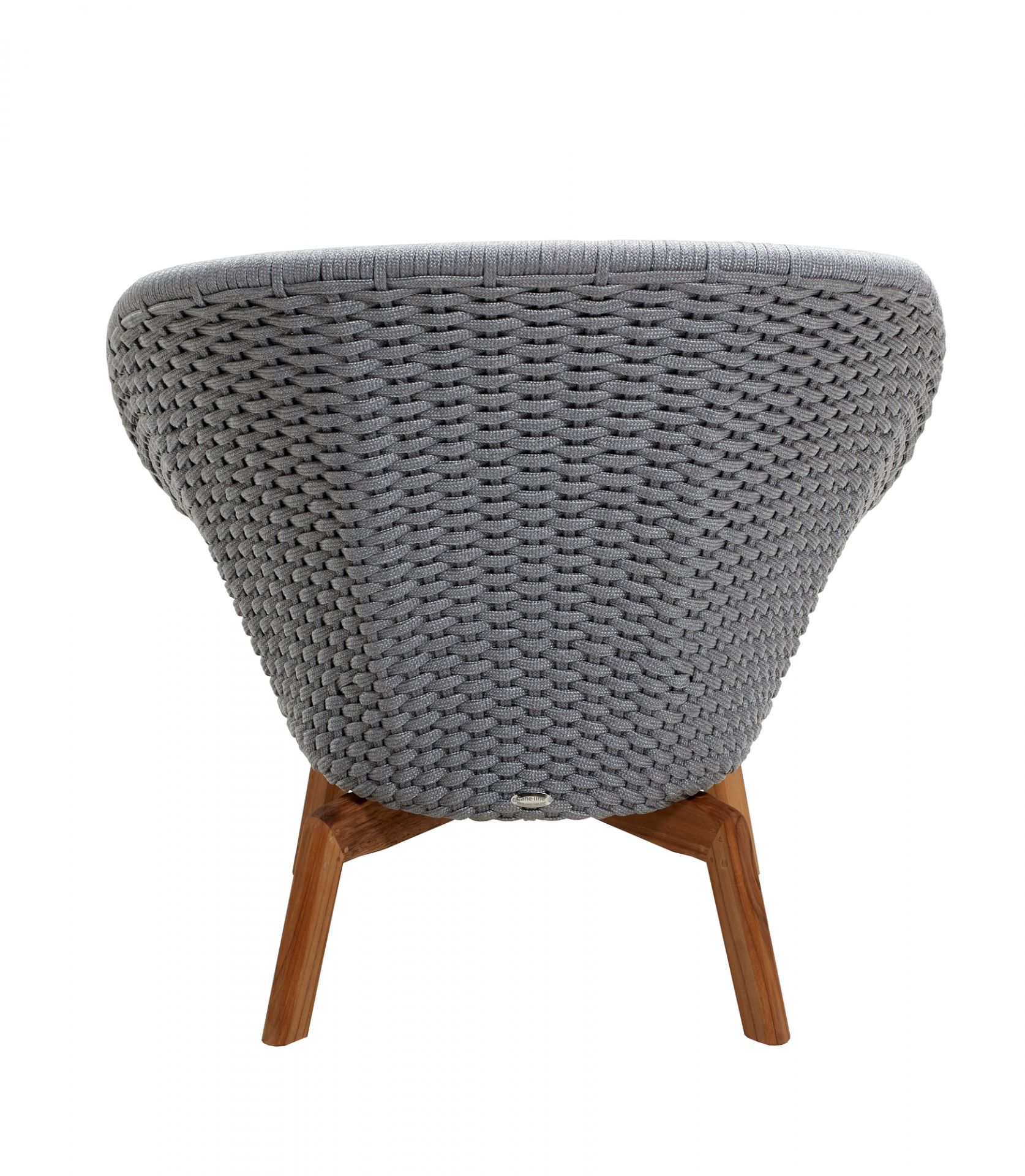 Peacock Outdoor Lounge chaise Rope Cane-Line gris clair