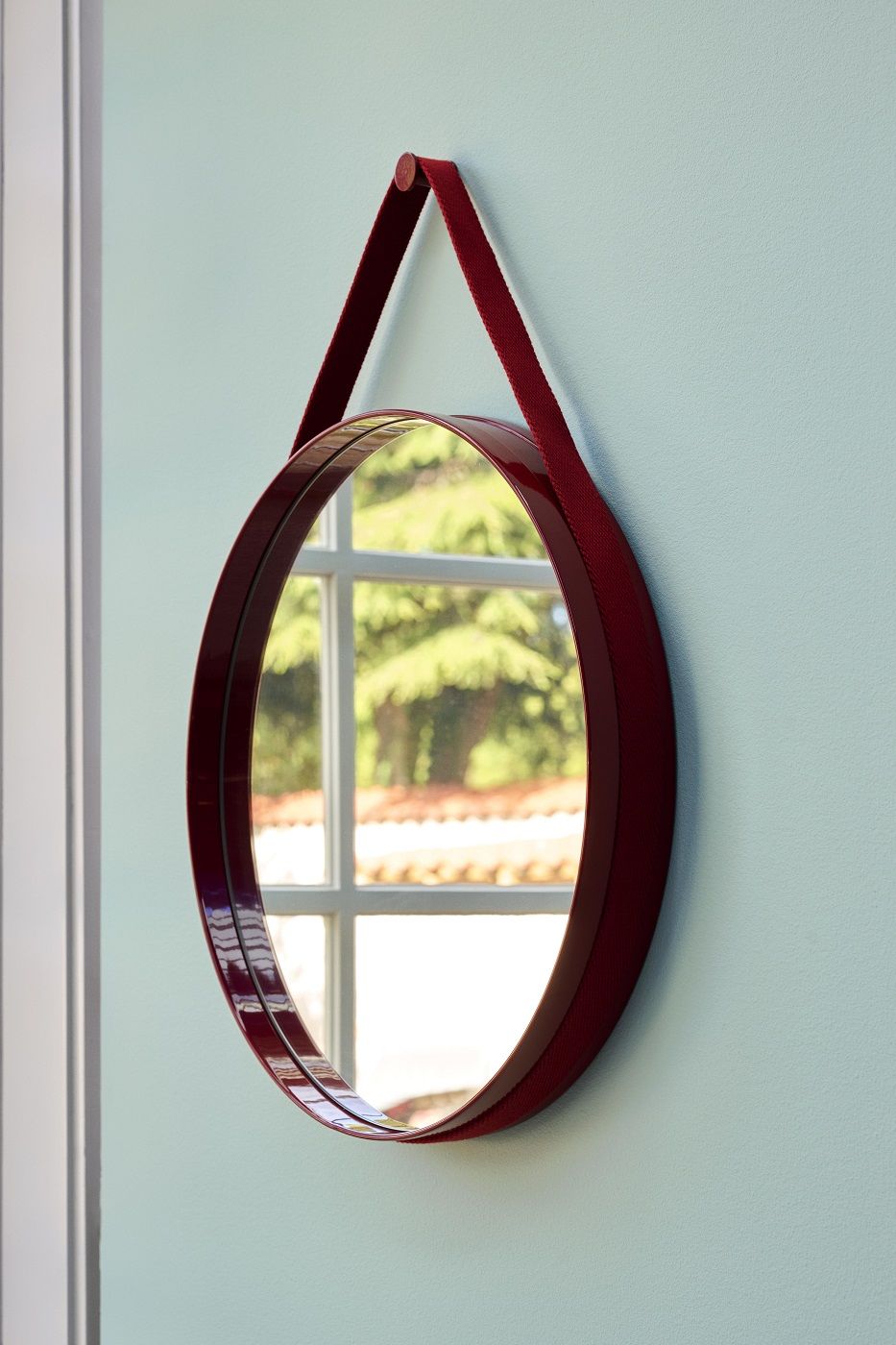 Strap Mirror No 2 Miroir mural Ø70 cm Hay