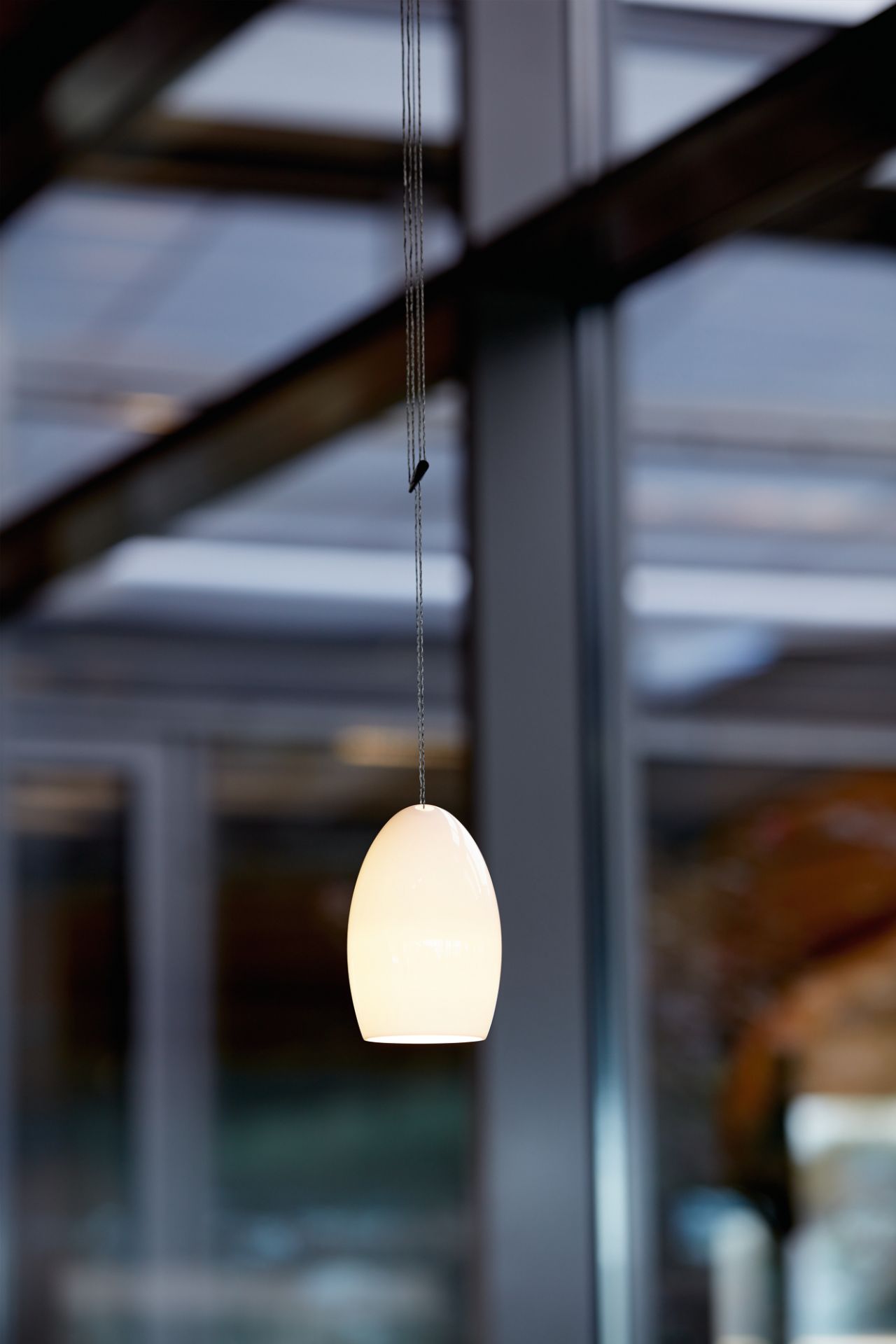 Oh China Lampe de suspendue Grau
