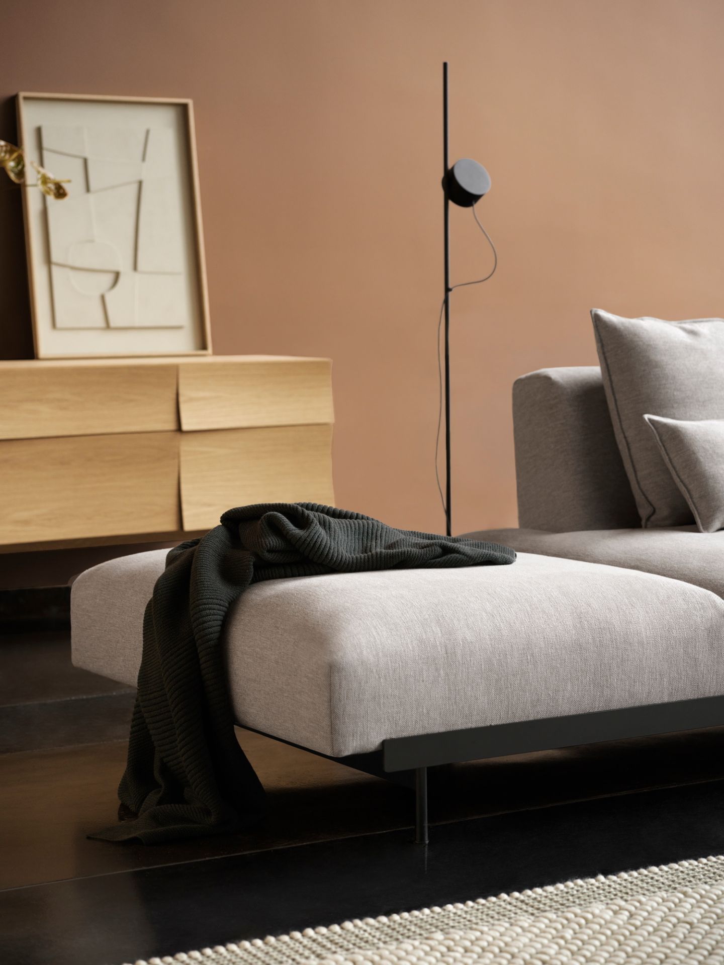 In Situ Canapé modulaire 3 places Chaise Longue Muuto