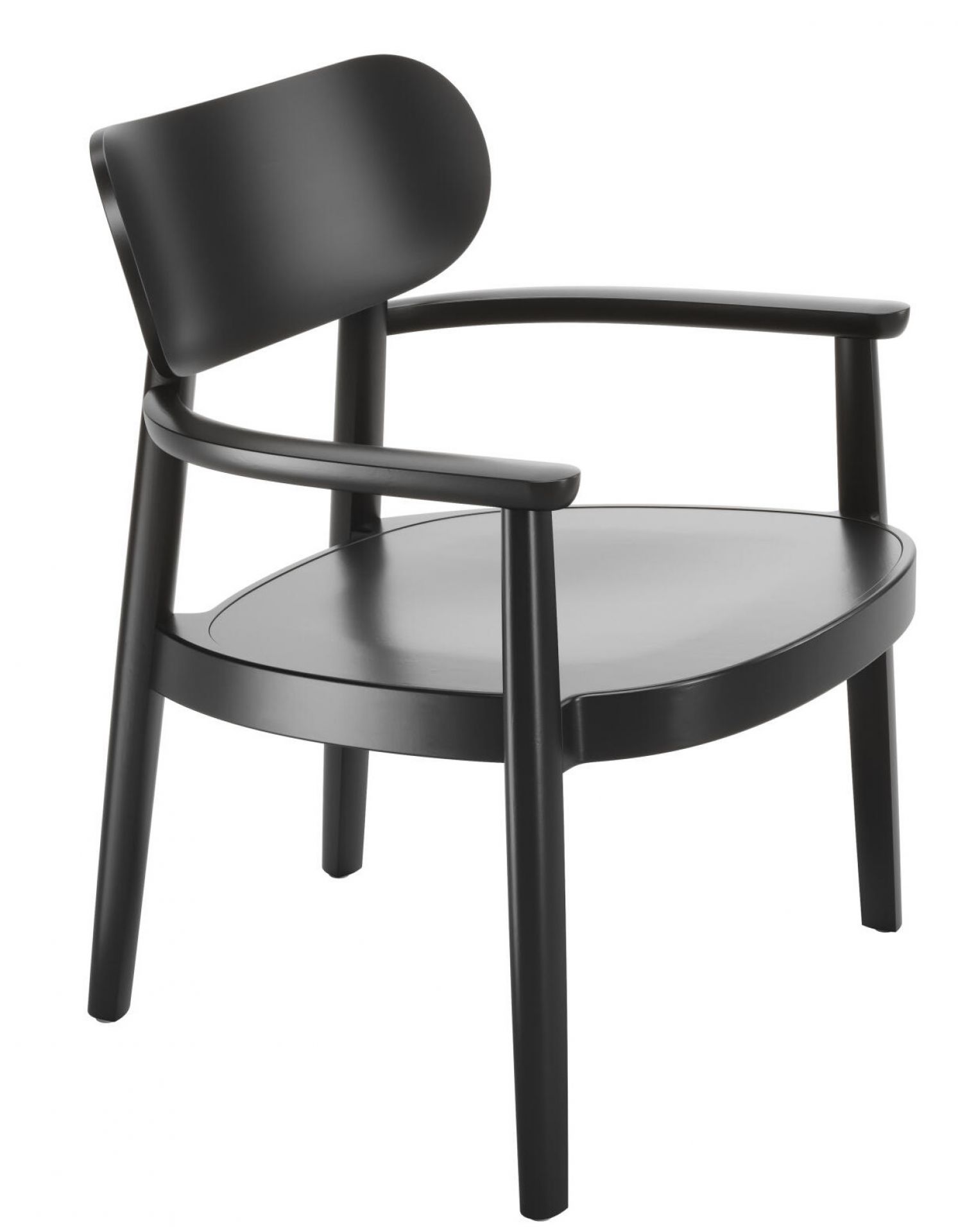 Fauteuil en bois avec accoudoirs 119 MF Thonet 