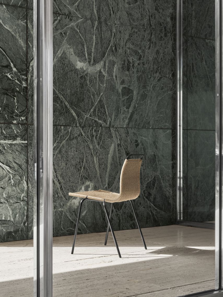 Chaise PK1 cordon naturel Carl Hansen & Søn 