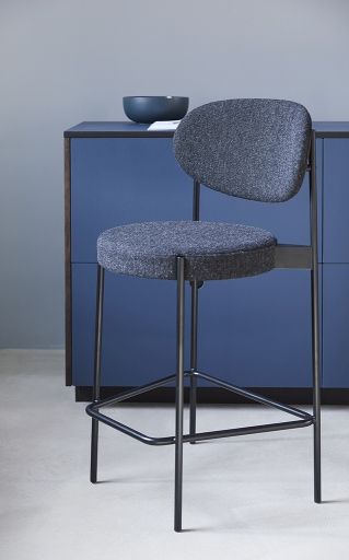 Series 430 Bar Stool Tabouret de bar 75 cm NOIR / REMIX 123 Verpan OFFRE SPECIALE
