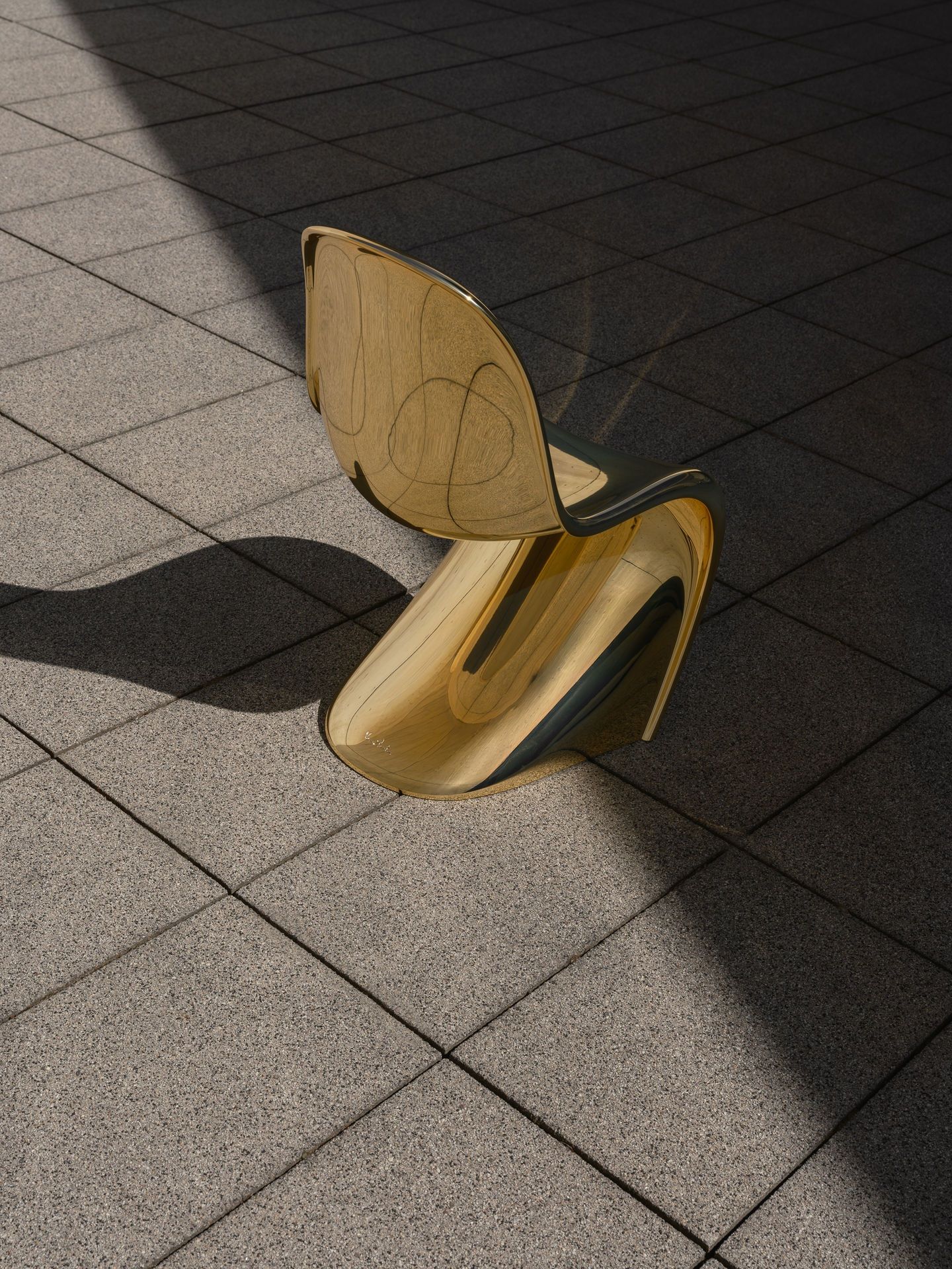 Panton Gold Chair Chaise LIMITED EDITION Vitra