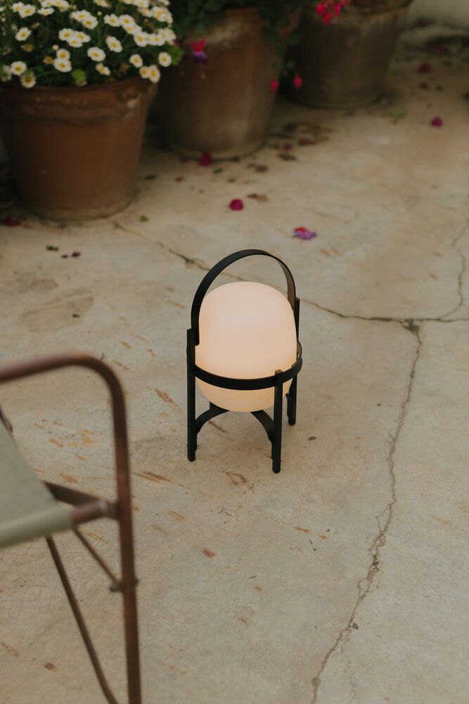 Cestita Alubat Lampe de table/ Lampe à piles Santa & Cole