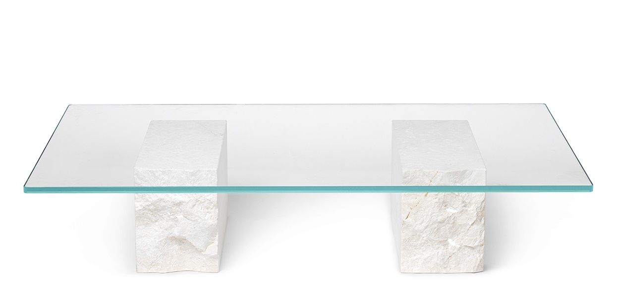 Mineral Coffee Table - Bianco Curia Table basse Ferm Living
