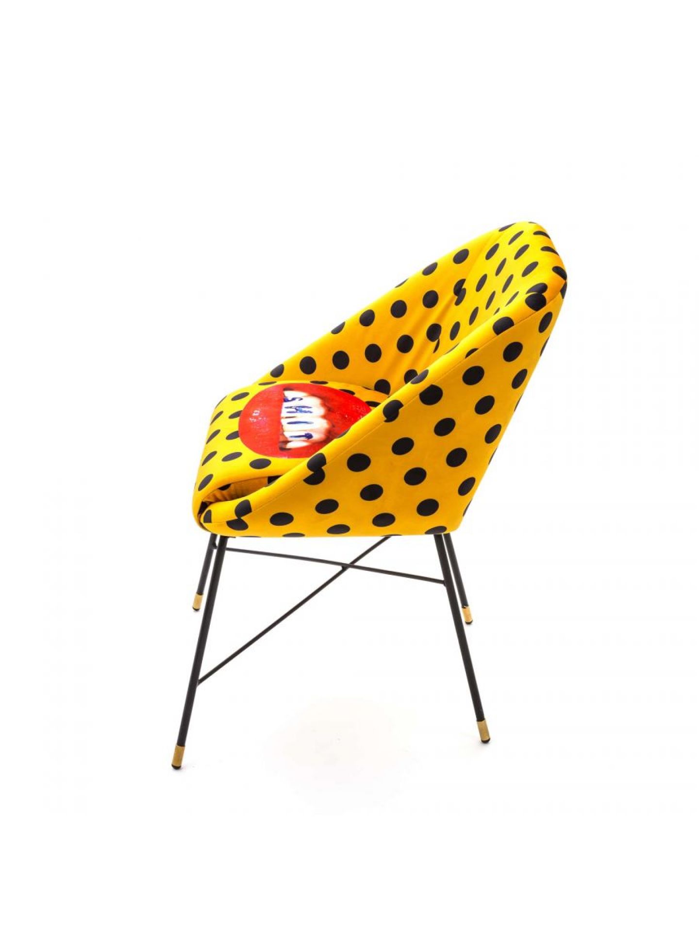 Toiletpaper chaise rembourrée Shit Seletti