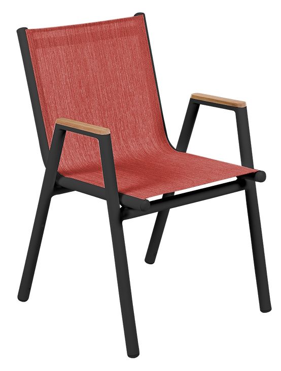 Pilotis fauteuil avec accoudoirs Batyline Extérieur Fermob