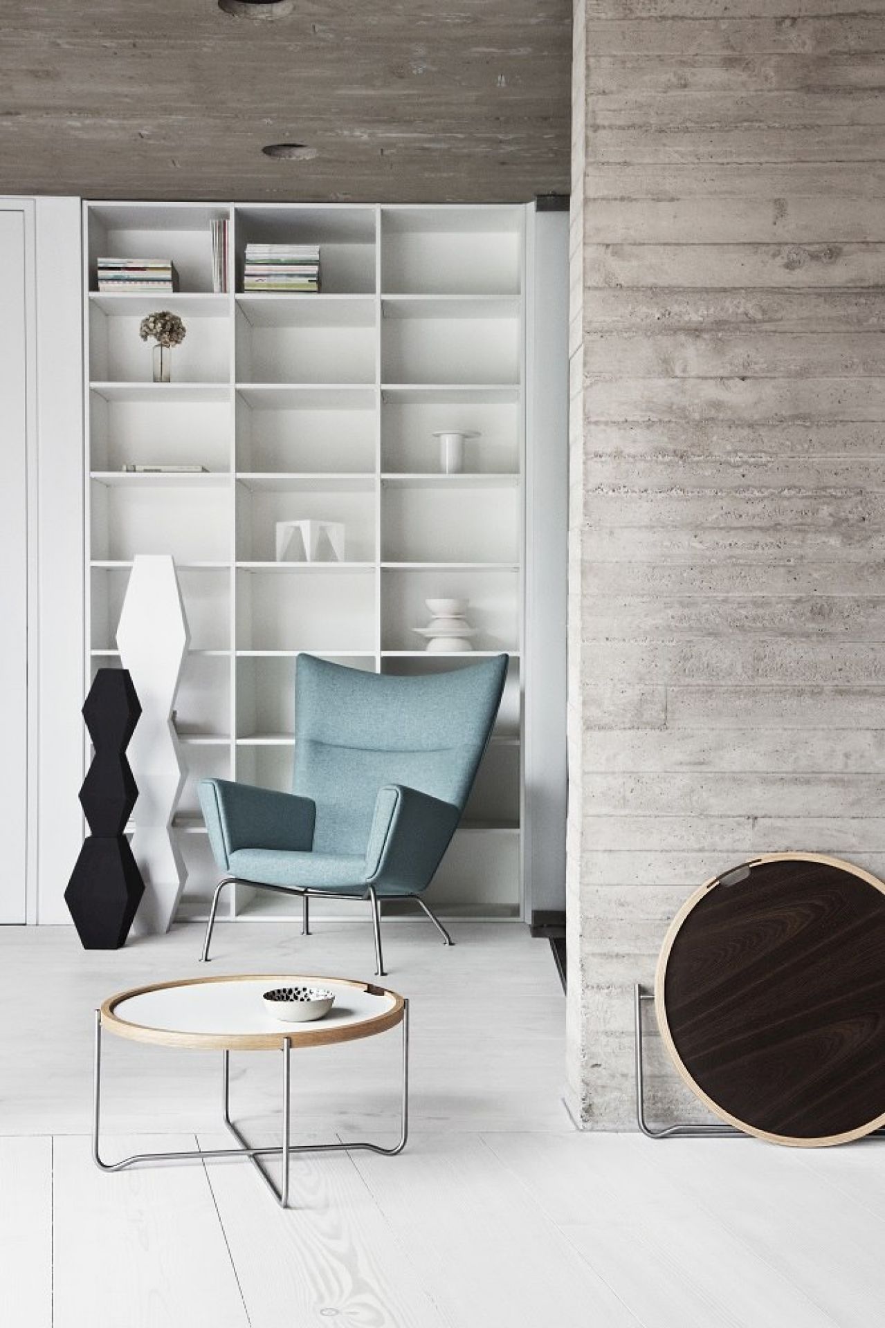 CH445 Wing chair fauteuil Carl Hansen & Søn