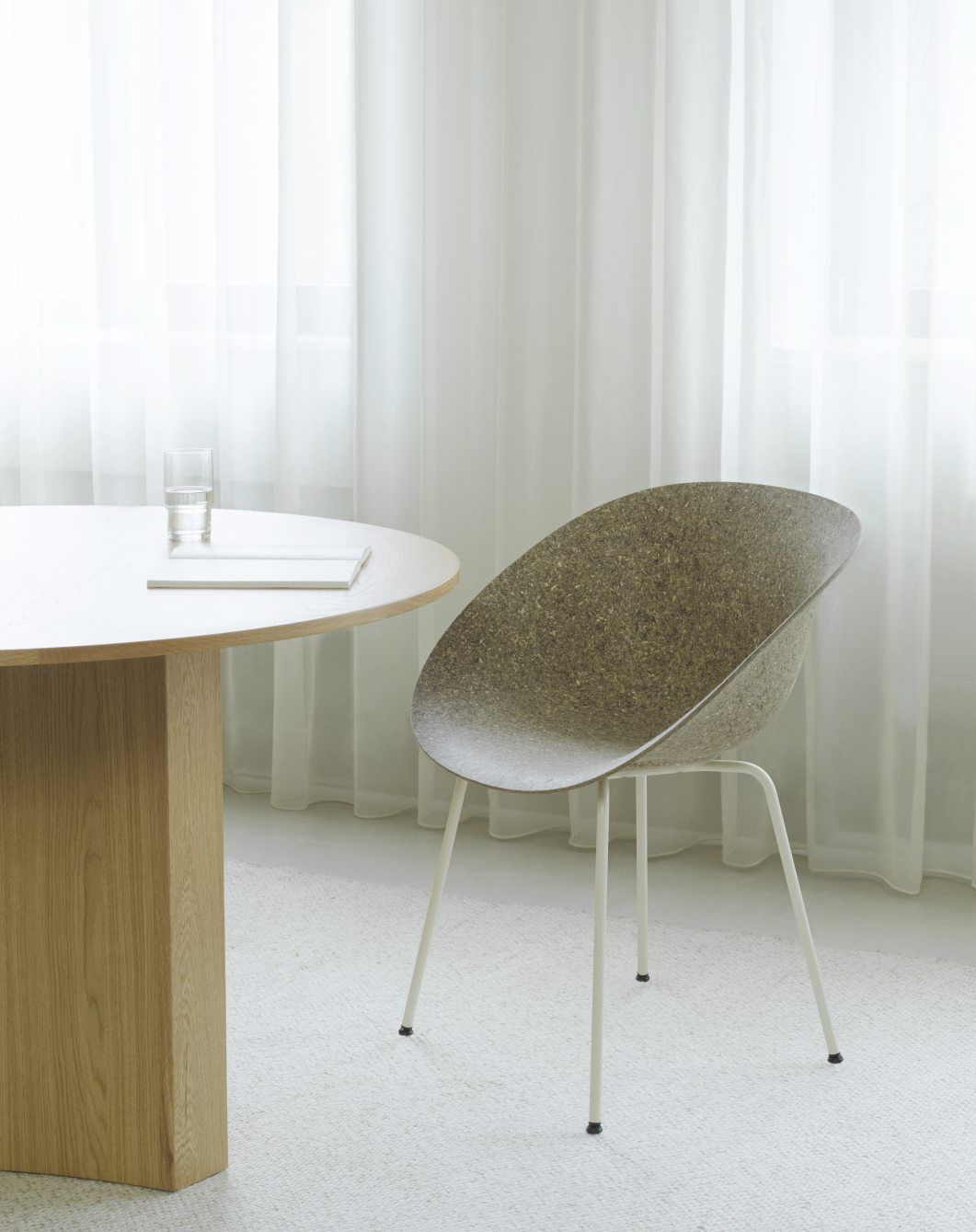 Mat Armchair Steel Chaise à accoudoirs Normann Copenhagen 