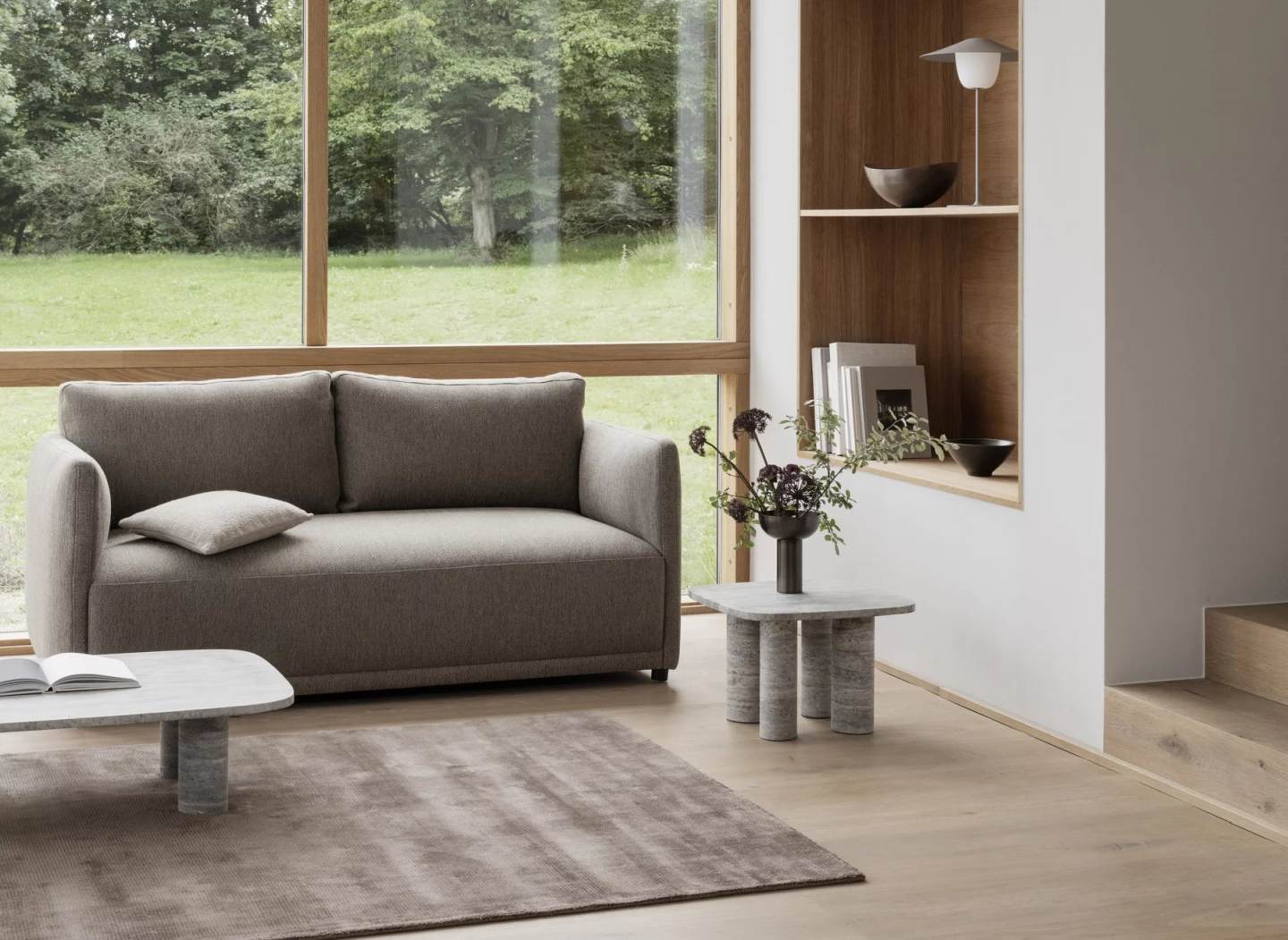 Volos table d'appoint L 52 x P 52 x H 34 cm Blomus