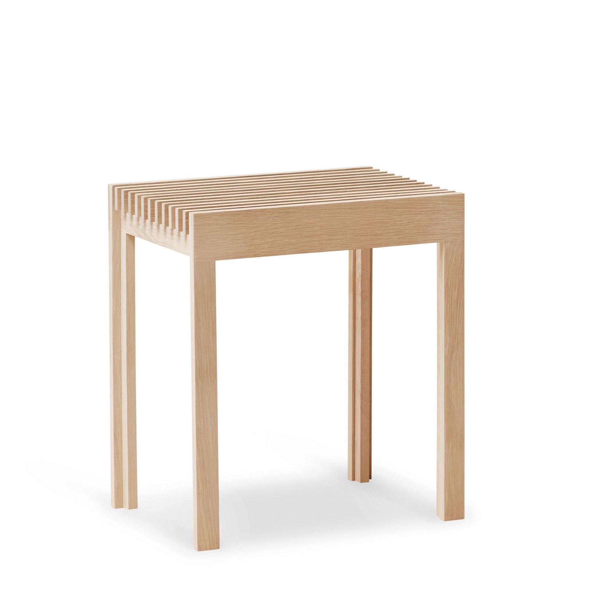 Lightweight Tabouret chêne blanc huilé Form & Refine