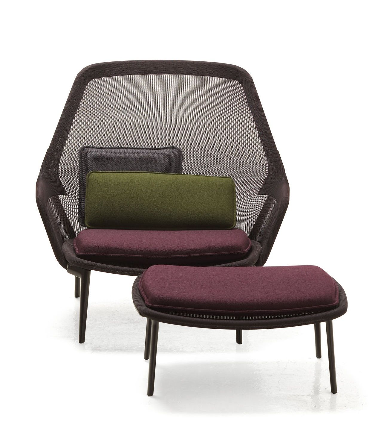 Slow Chair &amp; Ottoman Fauteuil Vitra