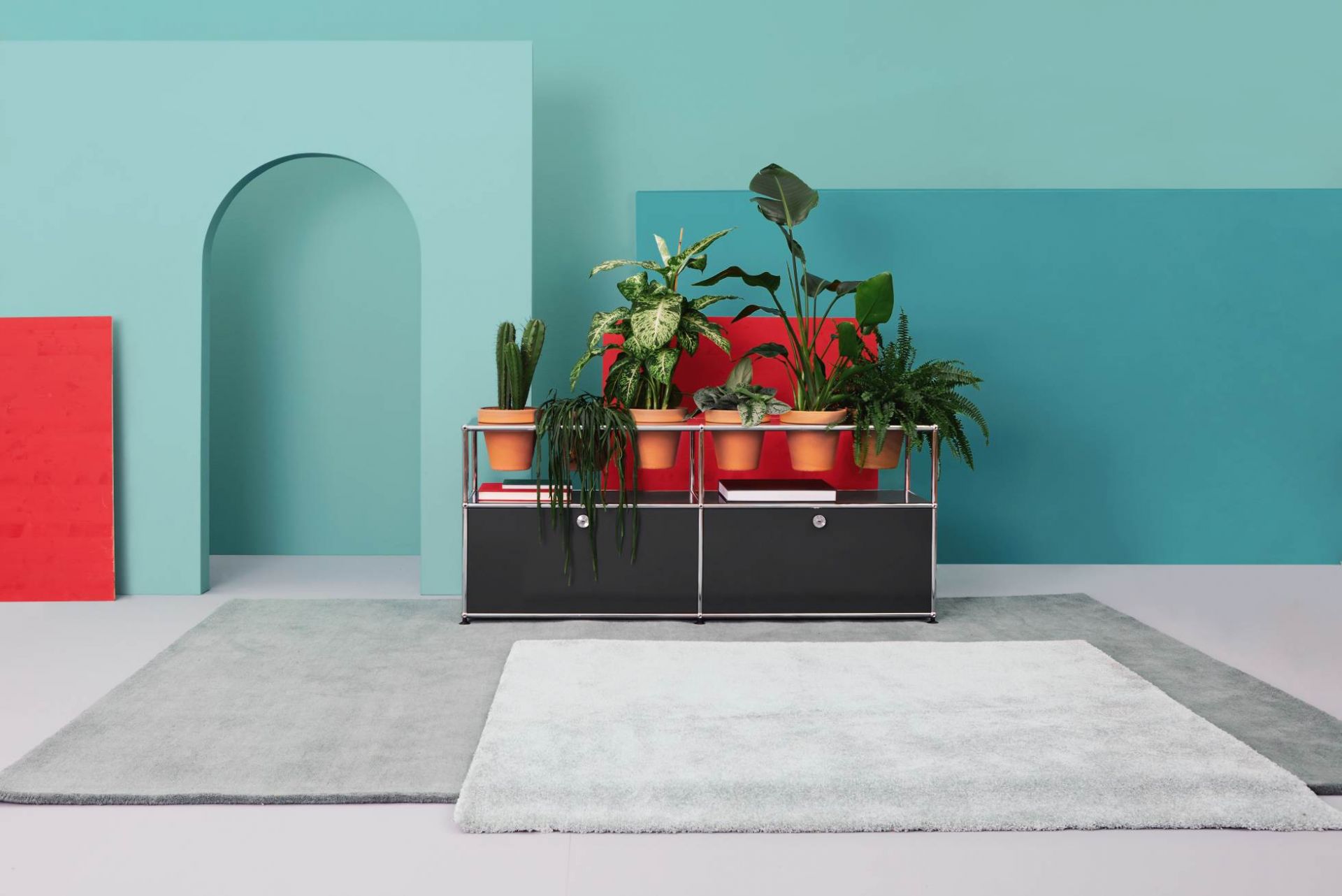 Mondes des plantes Sideboard Configuration 2 USM Haller