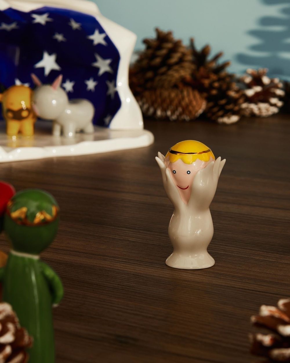 Angelo Miracolo ange figure en porcelaine AGJ01 3 Alessi