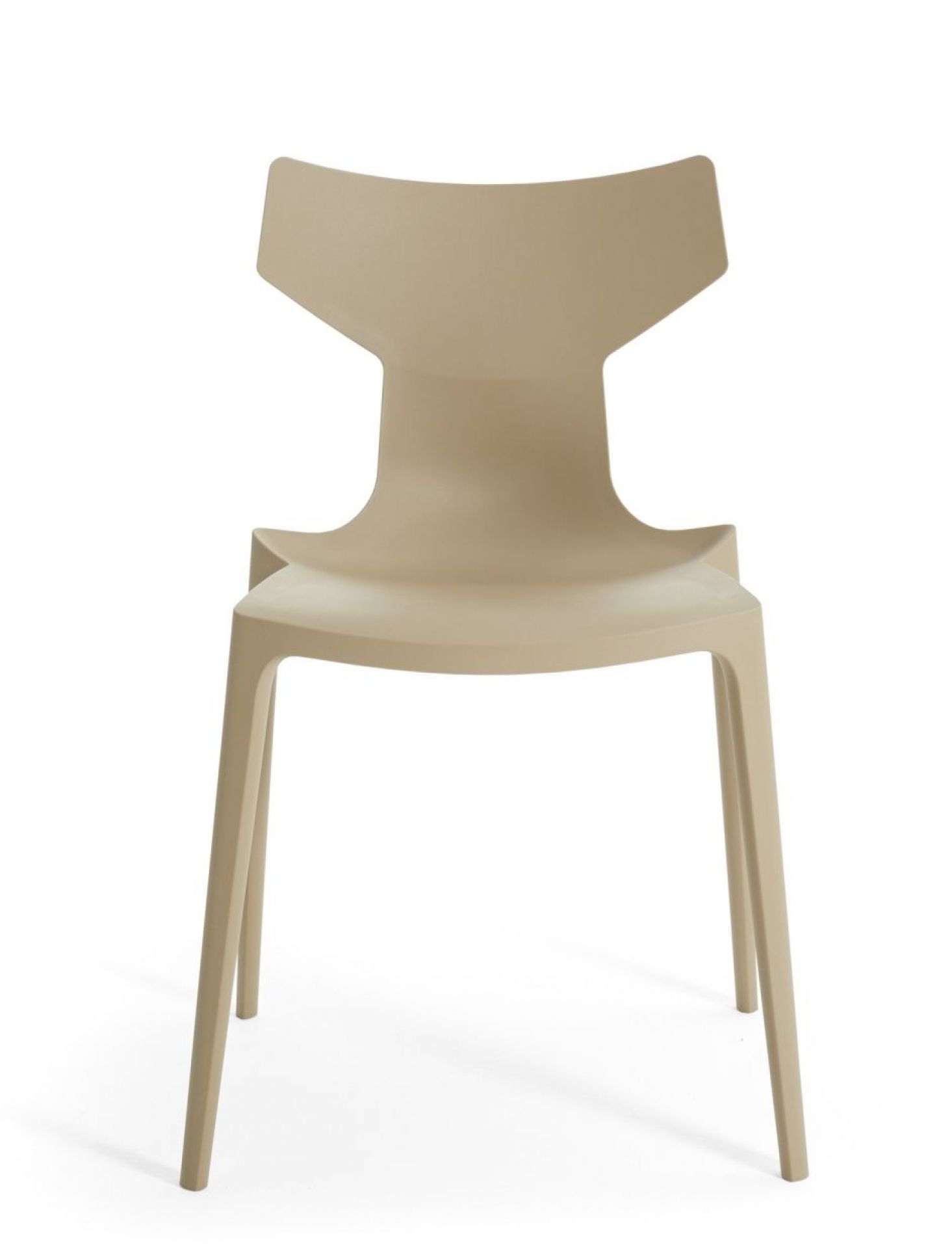 Re-Chair Set of 2 Taupe Kartell