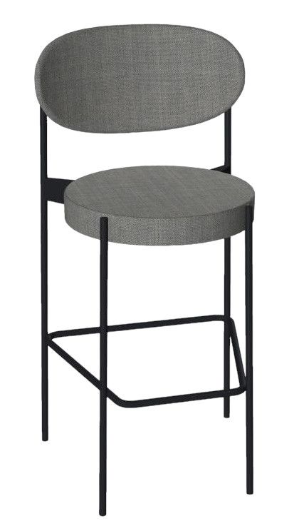Series 430 Bar Stool Tabouret de bar 75 cm NOIR / REMIX 123 Verpan OFFRE SPECIALE