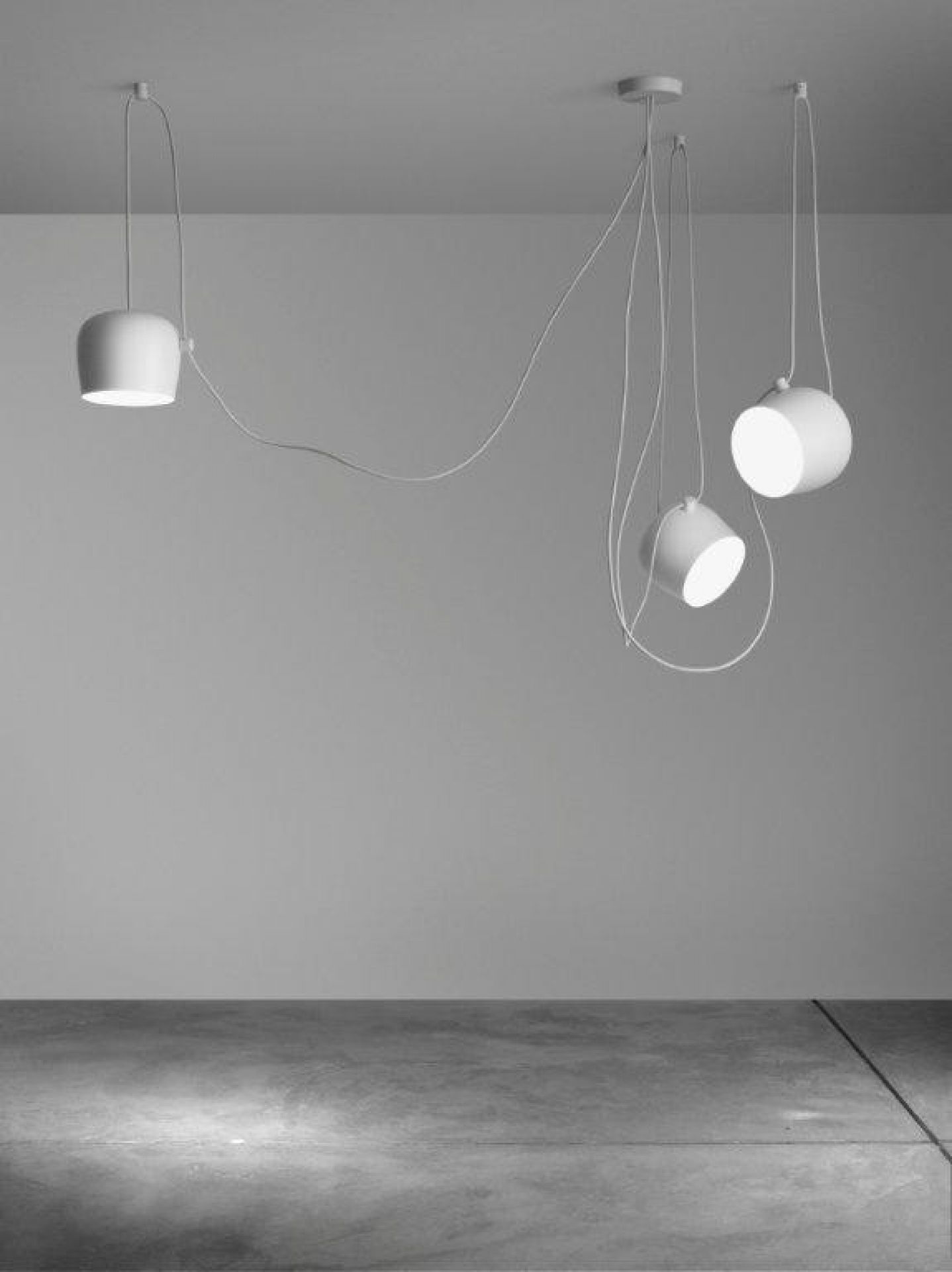 Aim 3-er Set lampe de Suspendue blanc Flos