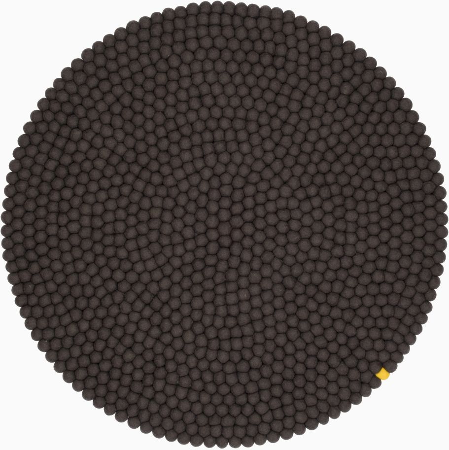 Big One Rund Tapis en feutre Ø 300 cm myfelt  Anthracite