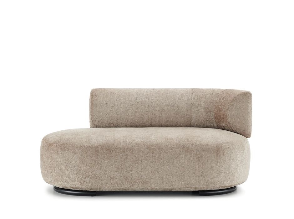 K-Wait Dormeuse Accoudoir gauche Chenille beige Kartell