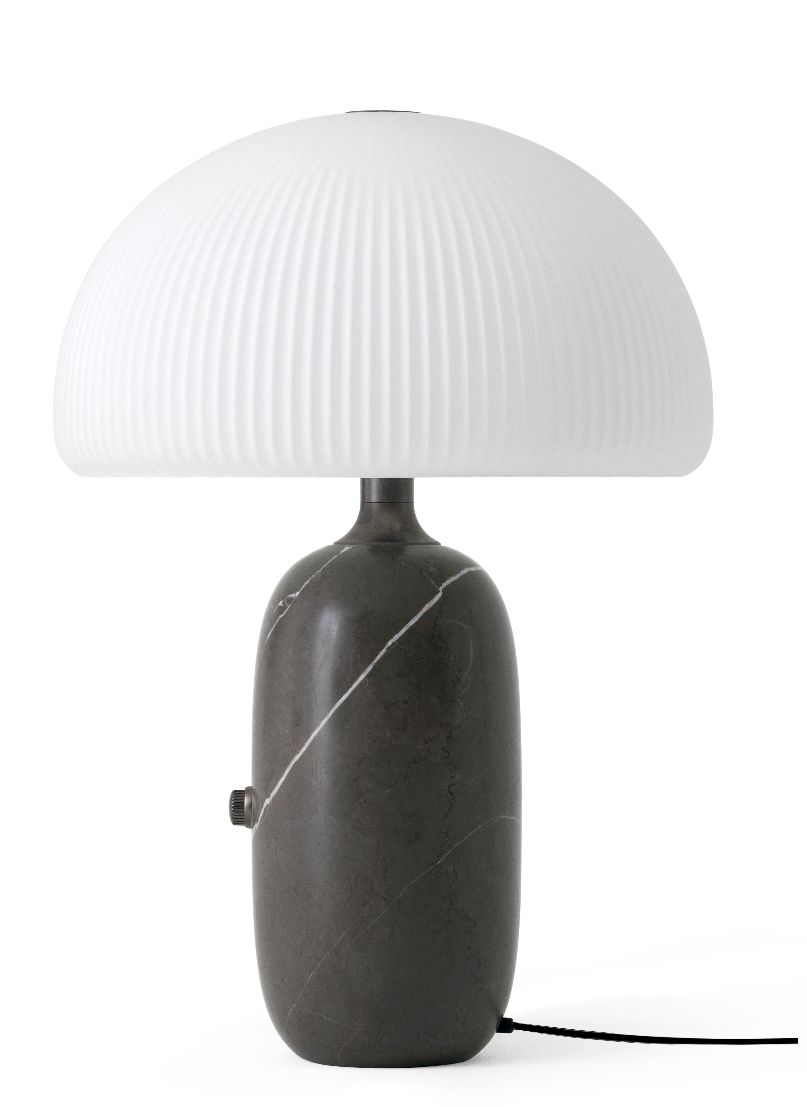 VIPP591 / VIPP592  Sculpture lampe de table petite gris Vipp