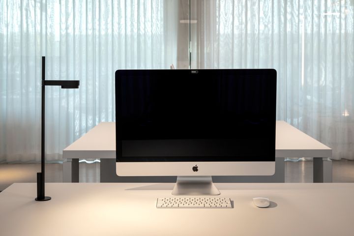 Kido Desk lampe de table à montage fixe Ø 51 mm Belux 