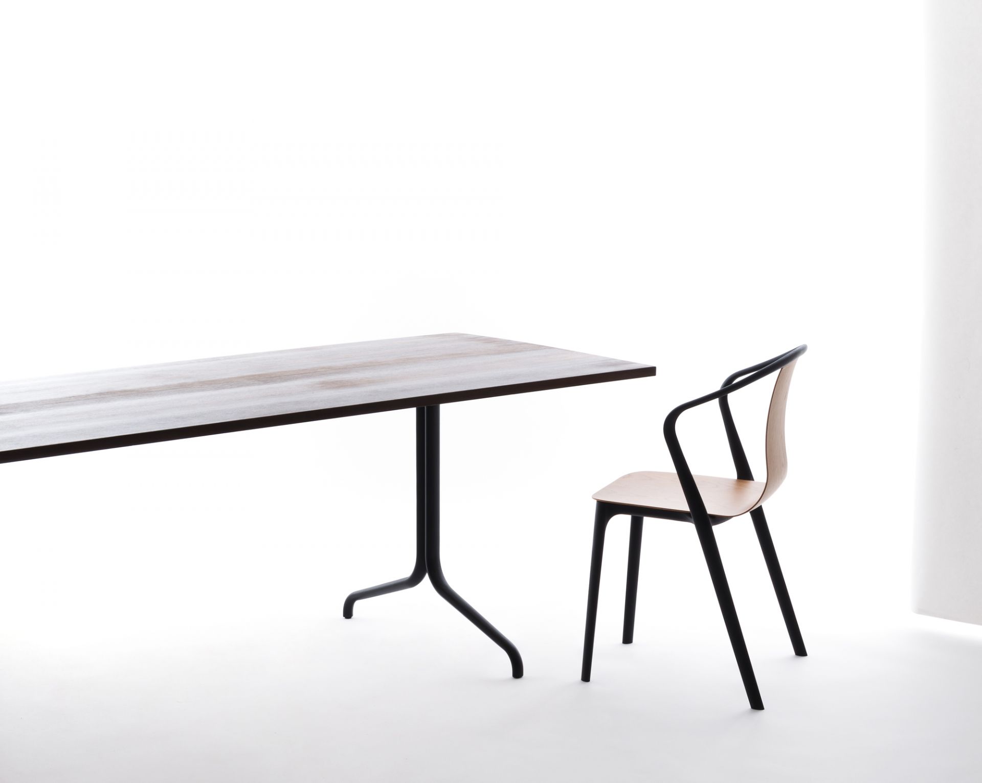 Belleville Chair Plastique Chaise Vitra