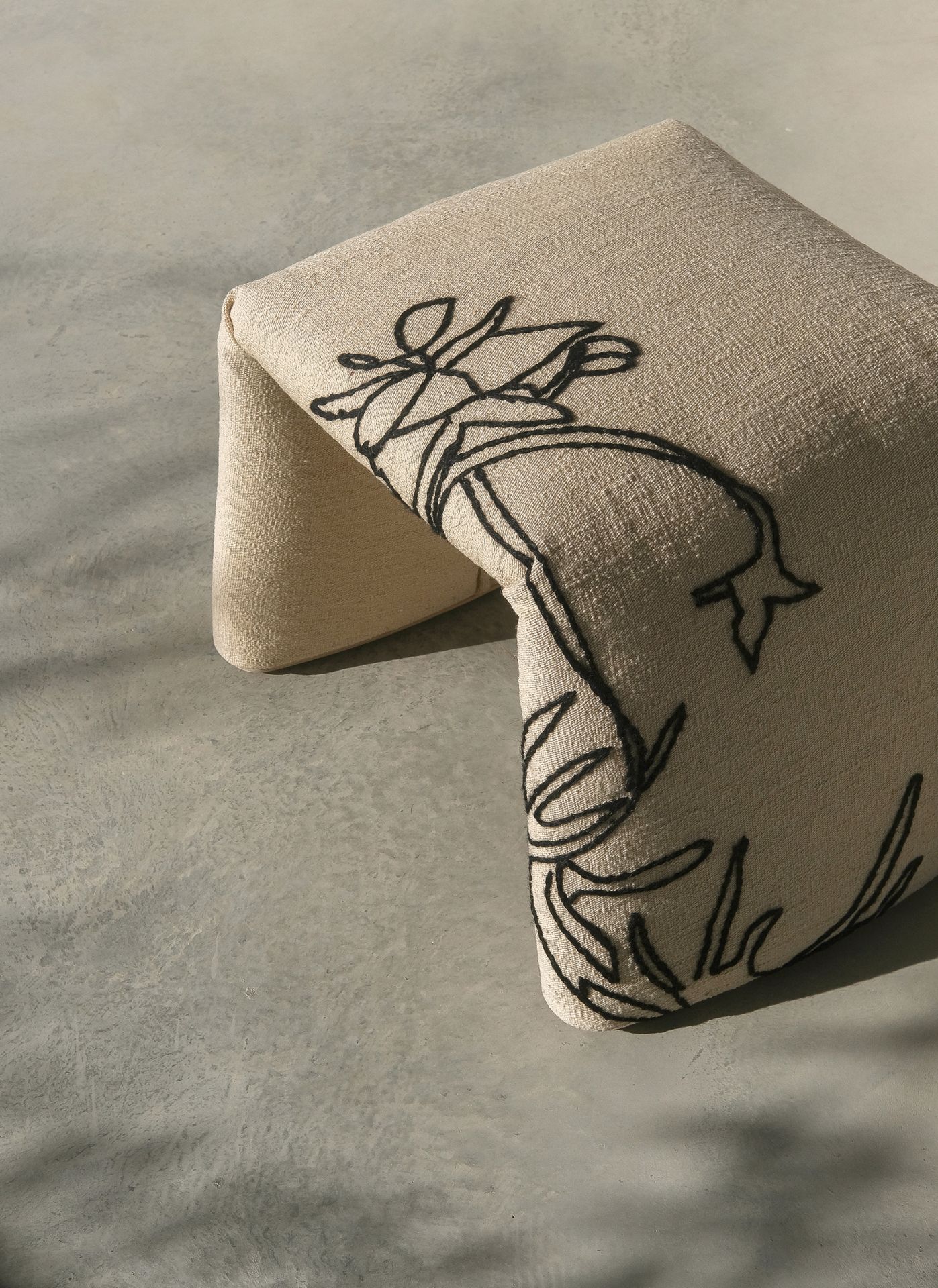 Banc de fleurs plié Nanimarquina 