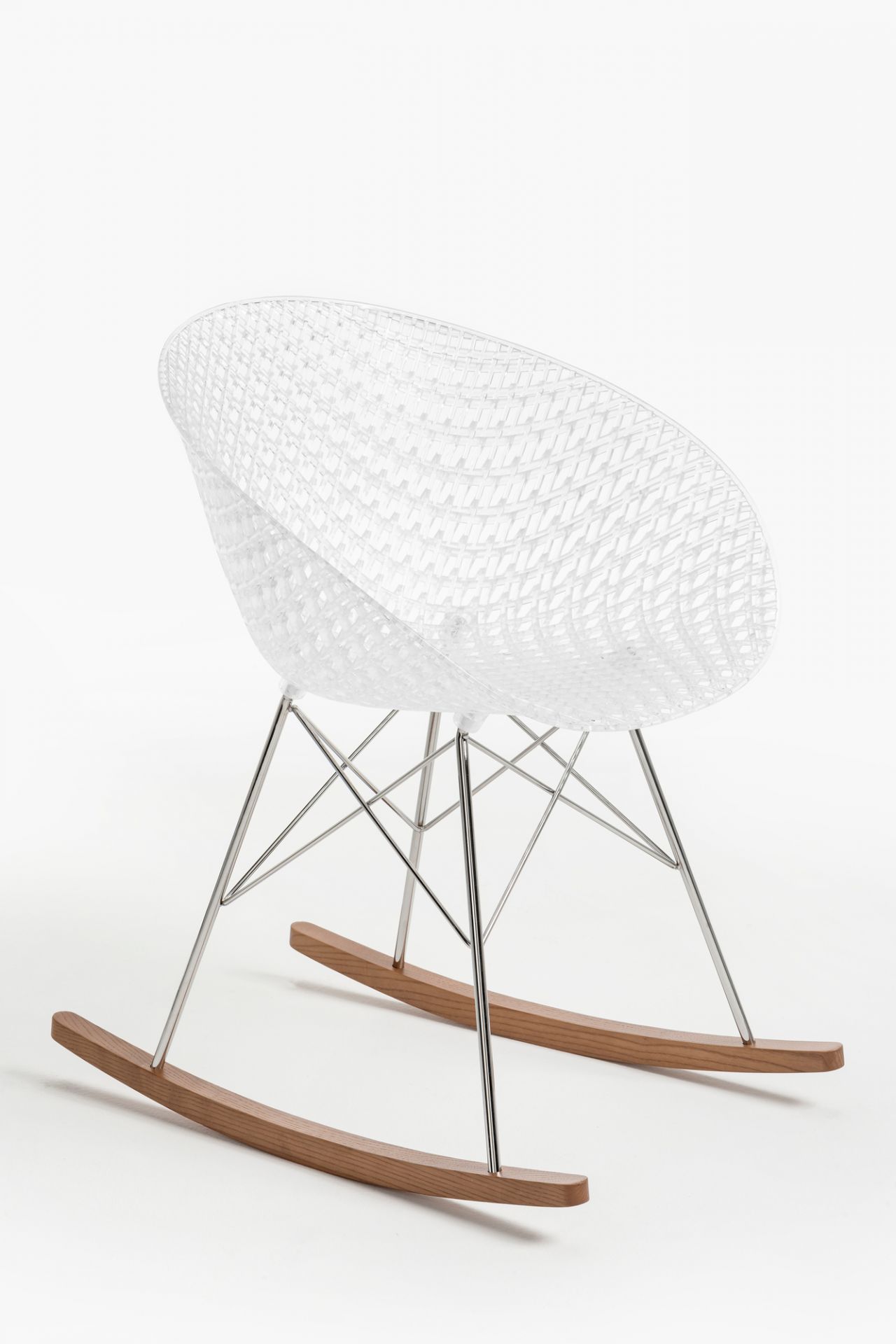 Smatrik Finition bois Chaise à bascule Kartell