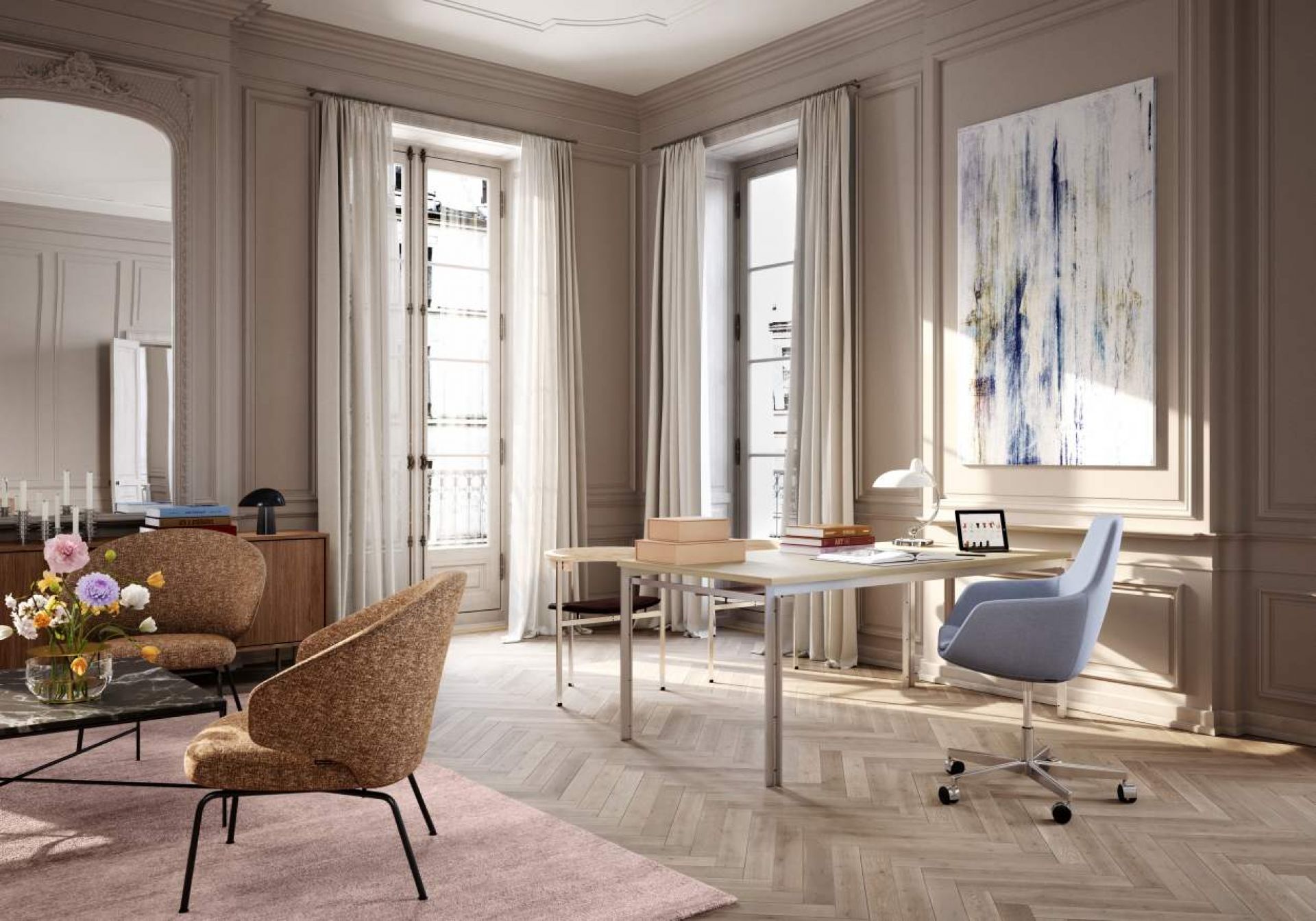 PK55 / PK 55 Table à Manger Fritz Hansen 
