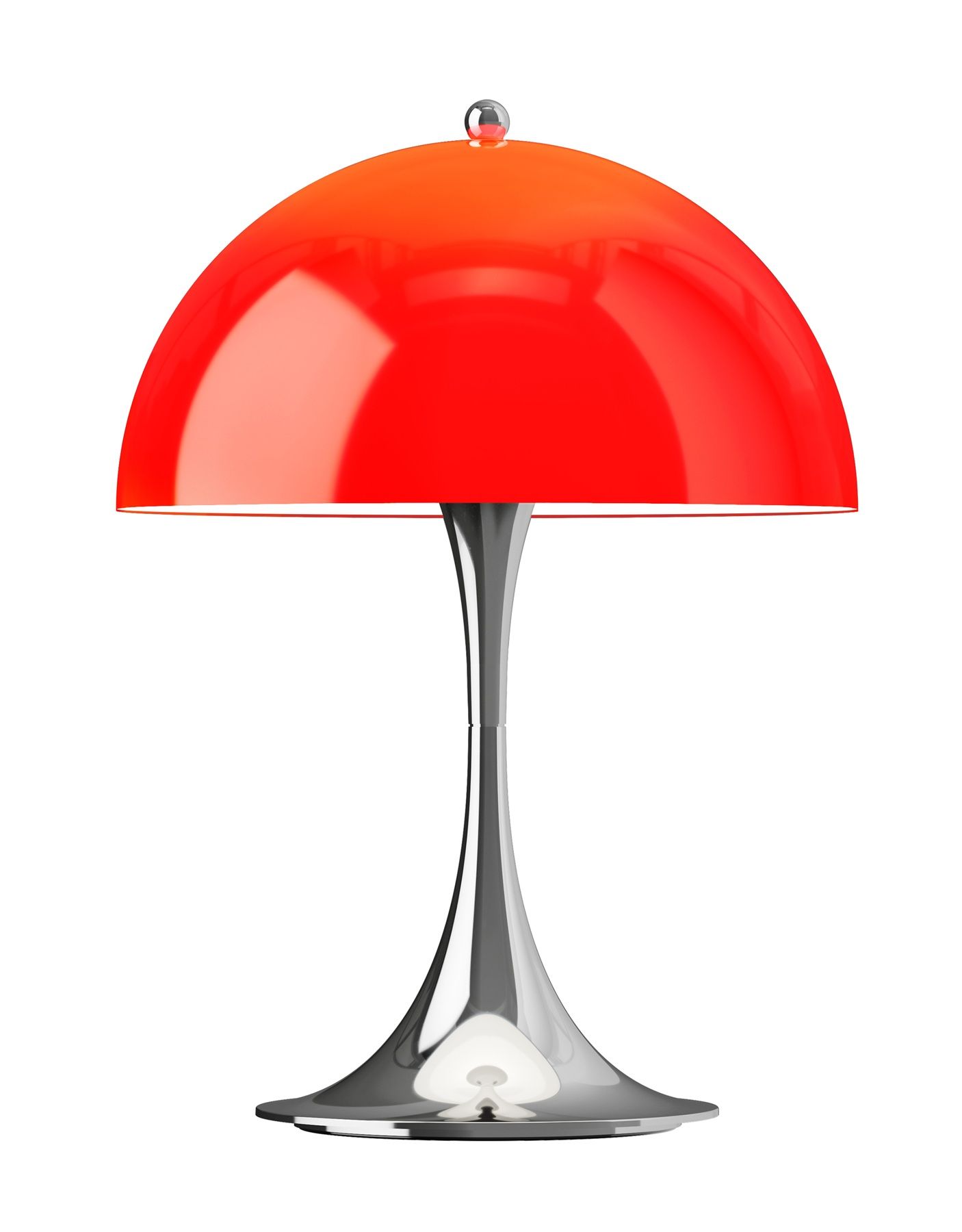 Panthella 250 Portable Chrome Lampe à batterie / lampe de table Louis Poulsen Rouge